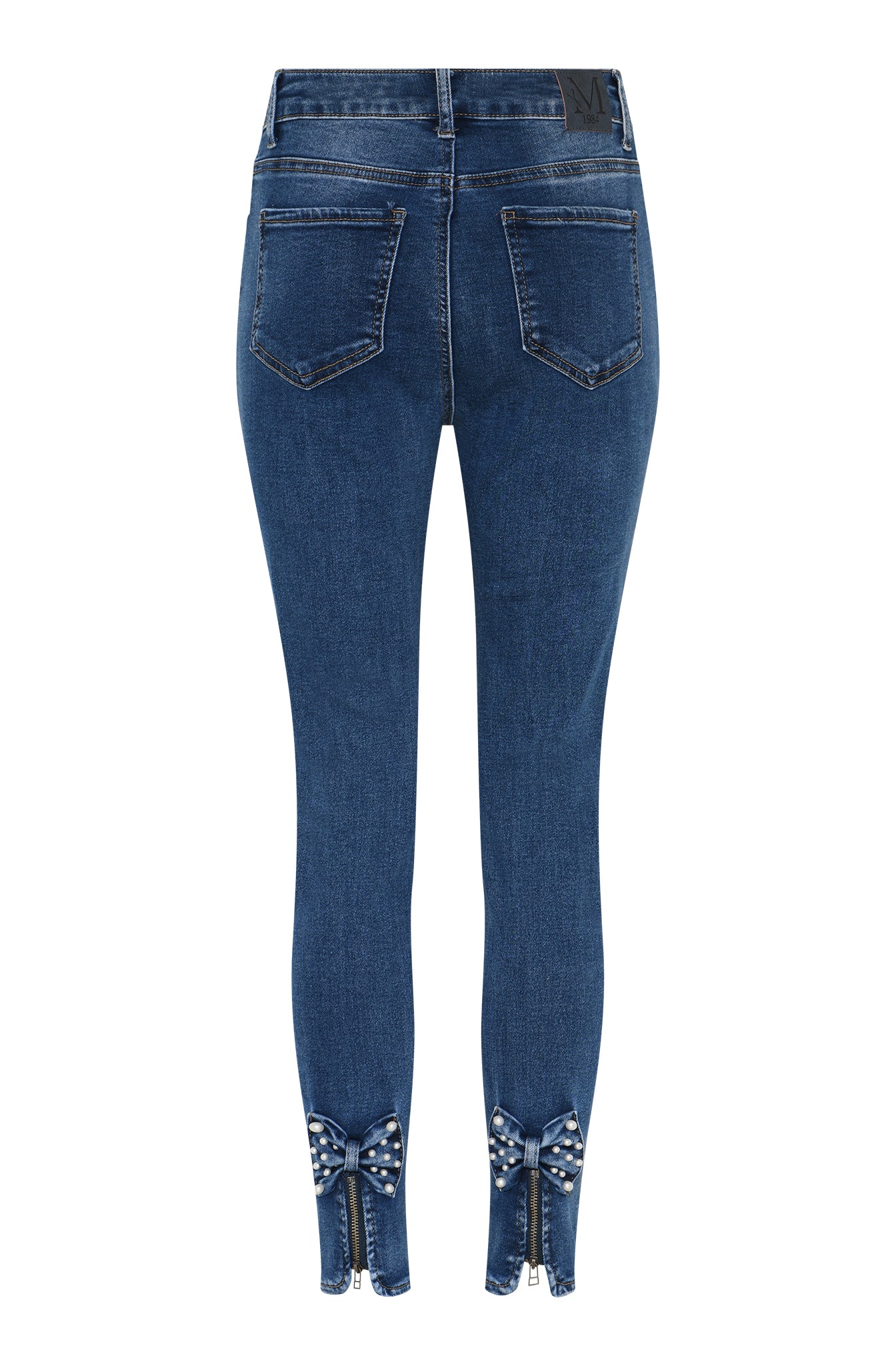 MAPP Bow Pearl Denim Jeans DENIM/TWILL 9396 DENIM USED