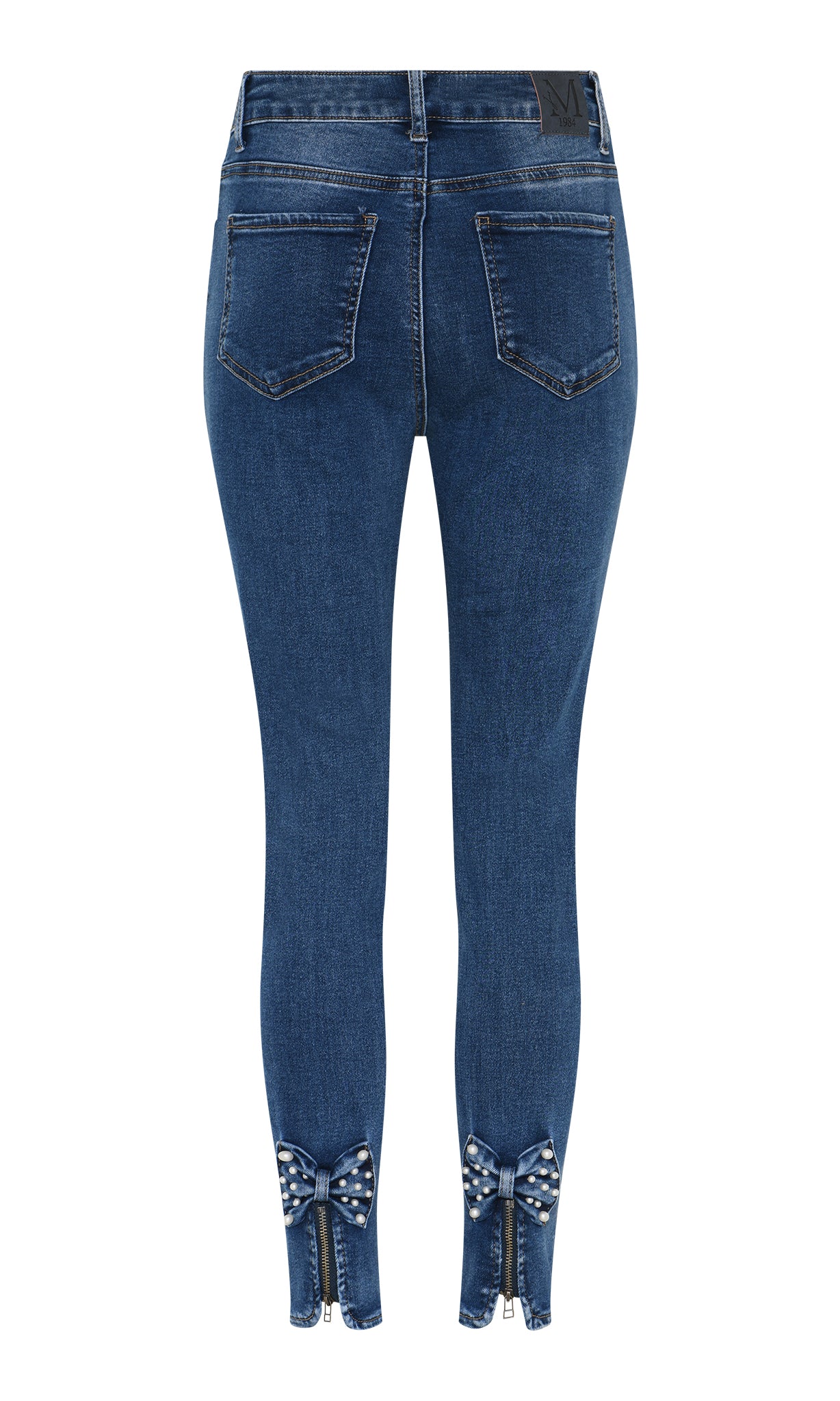 MAPP Bow Pearl Denim Jeans DENIM/TWILL 9396 DENIM USED