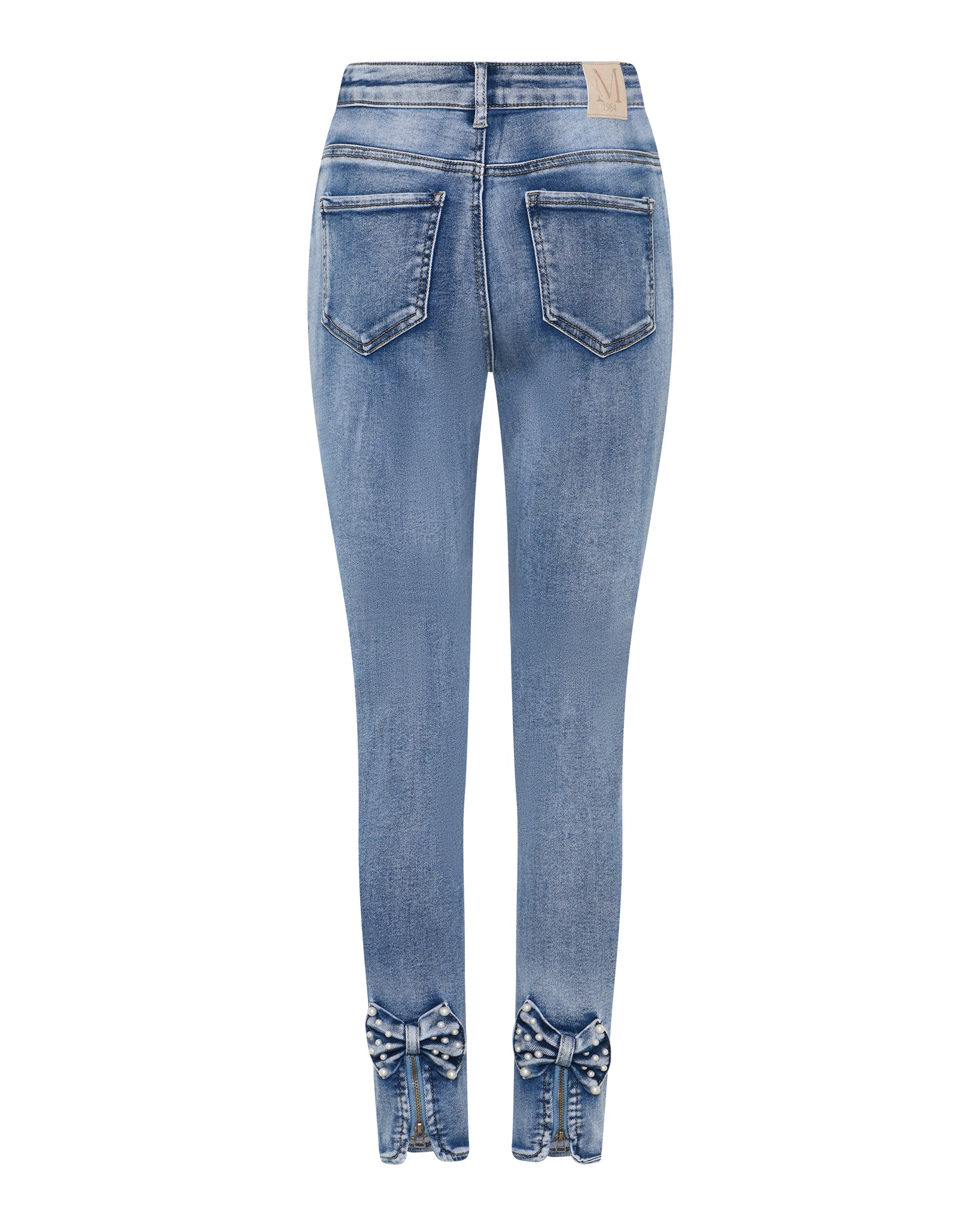 MAPP Bow Pearl Denim Jeans DENIM/TWILL