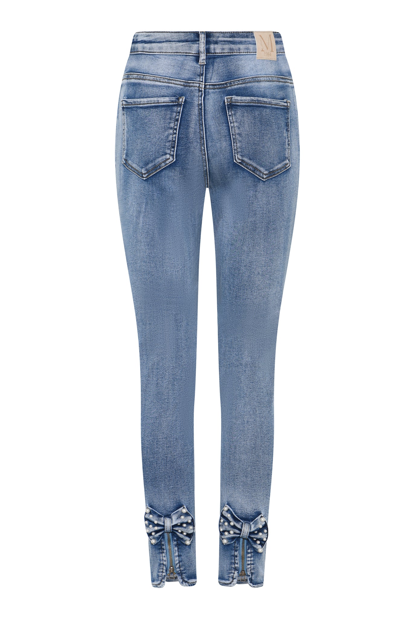 MAPP Bow Pearl Denim Jeans DENIM/TWILL