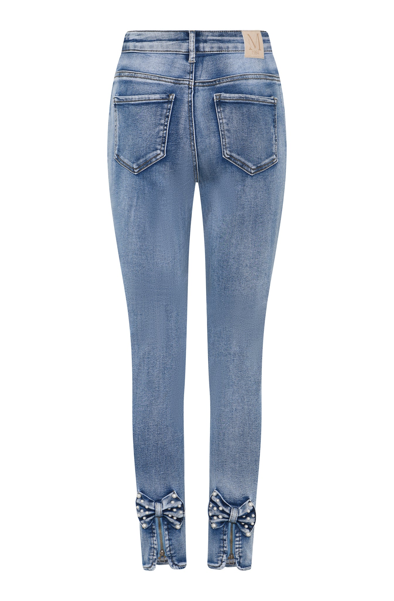 MAPP Bow Pearl Denim Jeans DENIM/TWILL