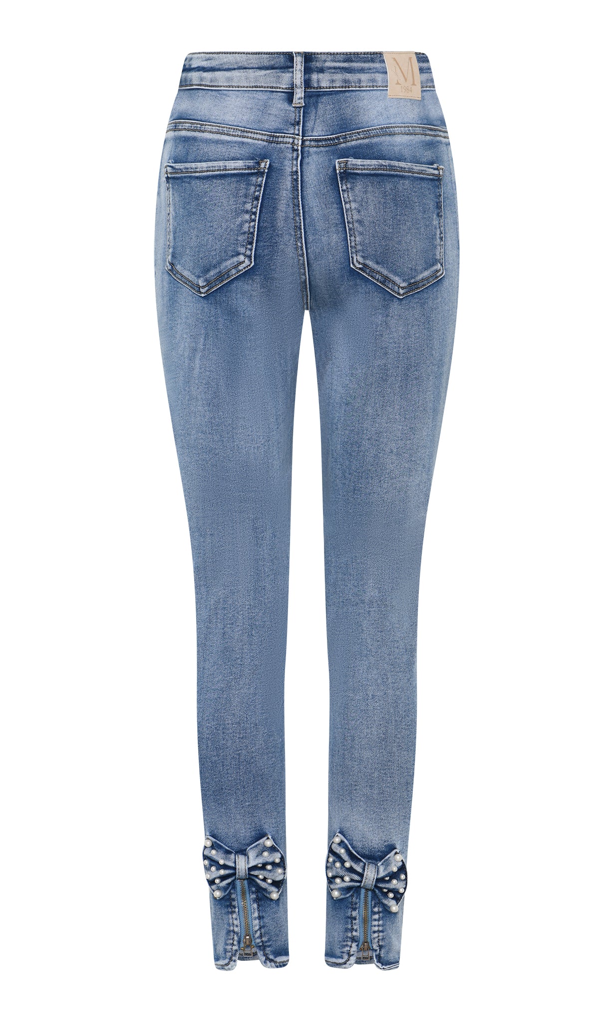 MAPP Bow Pearl Denim Jeans DENIM/TWILL