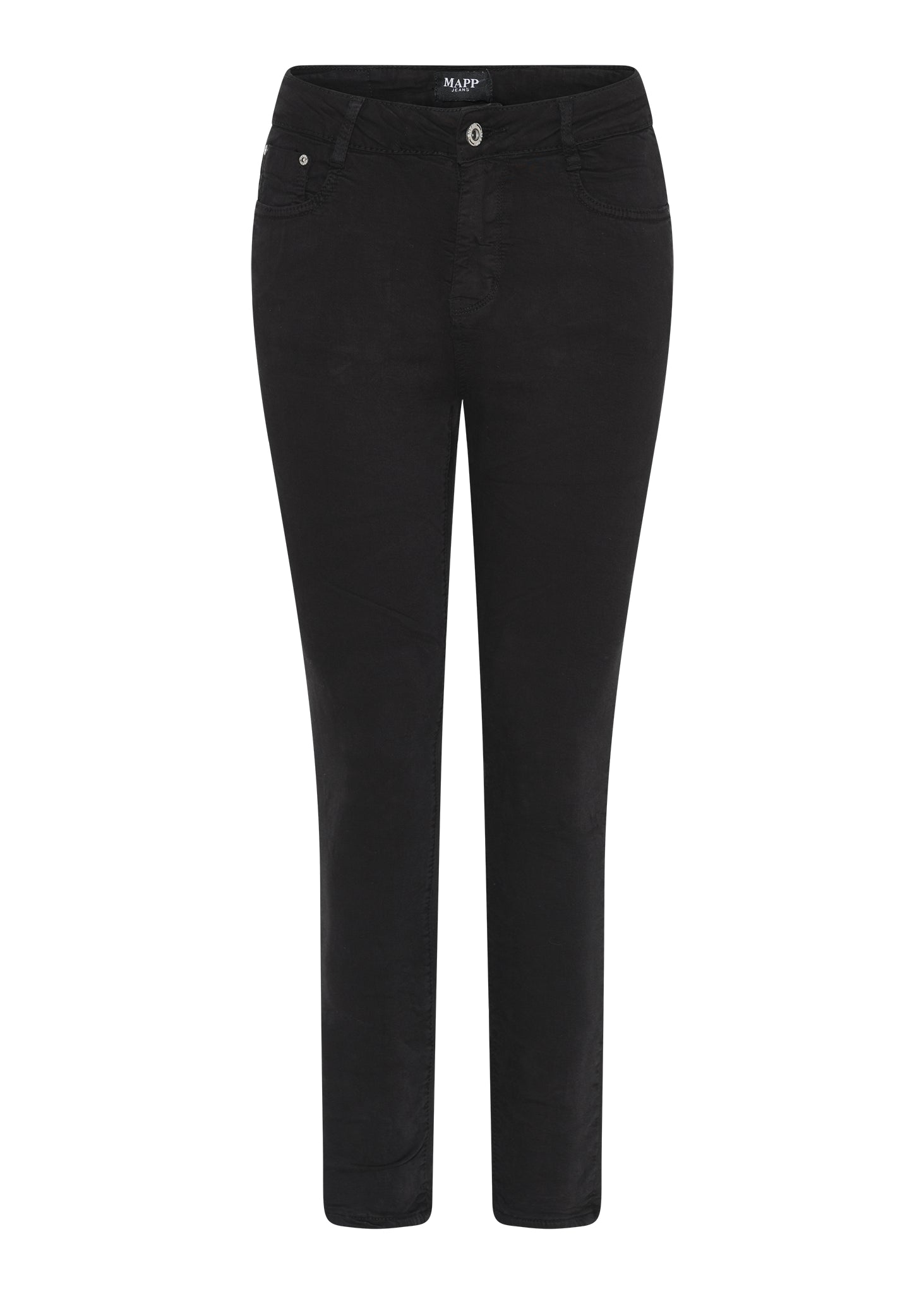 MAPP BOW PEARL TWILL JEANS DENIM/TWILL 80 BLACK