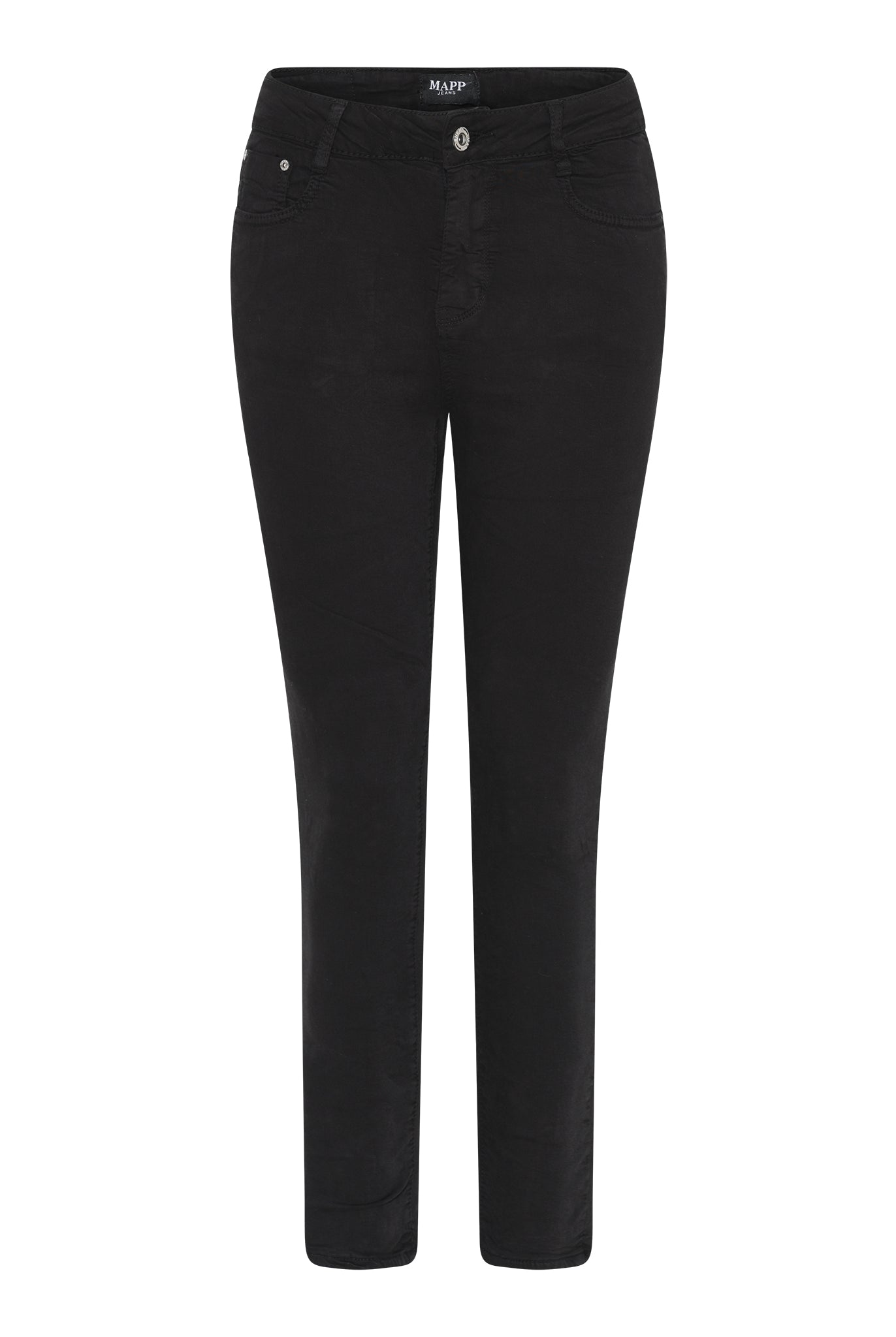 MAPP BOW PEARL TWILL JEANS DENIM/TWILL 80 BLACK