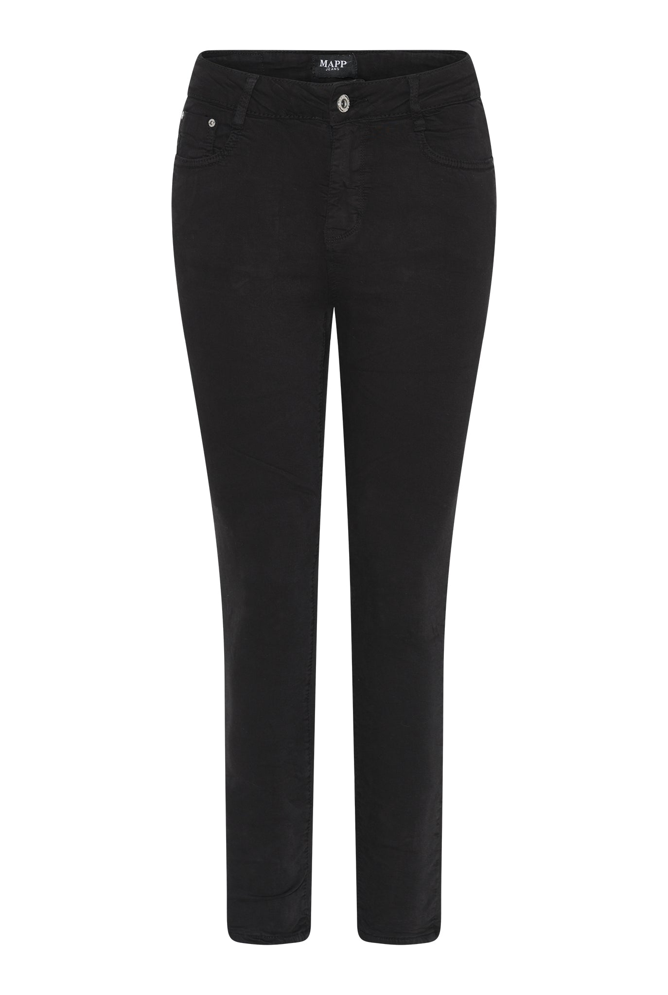 MAPP BOW PEARL TWILL JEANS DENIM/TWILL 80 BLACK