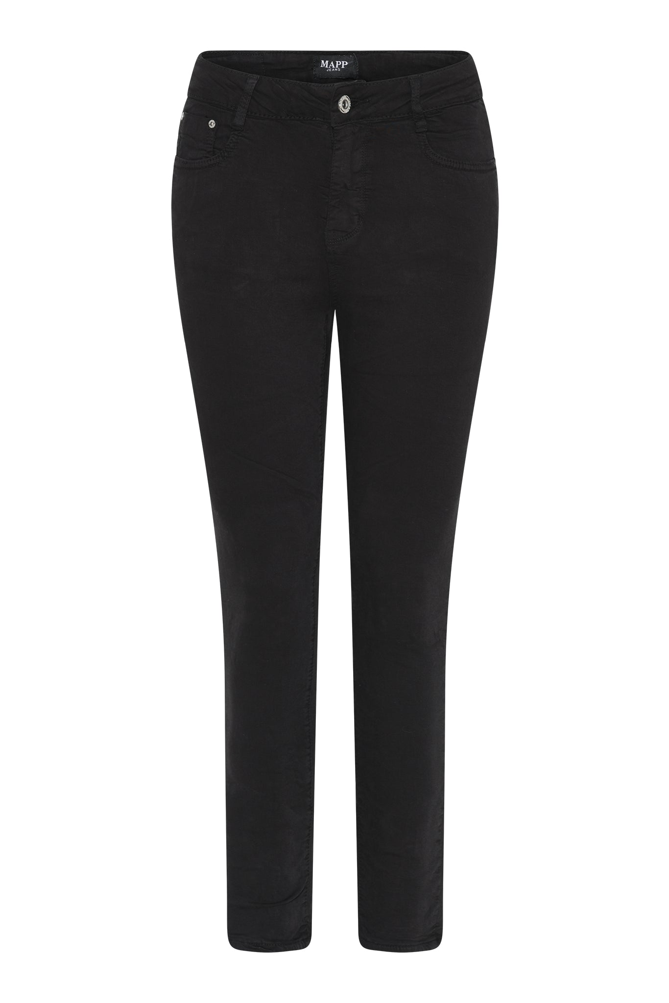 MAPP BOW PEARL TWILL JEANS DENIM/TWILL 80 BLACK