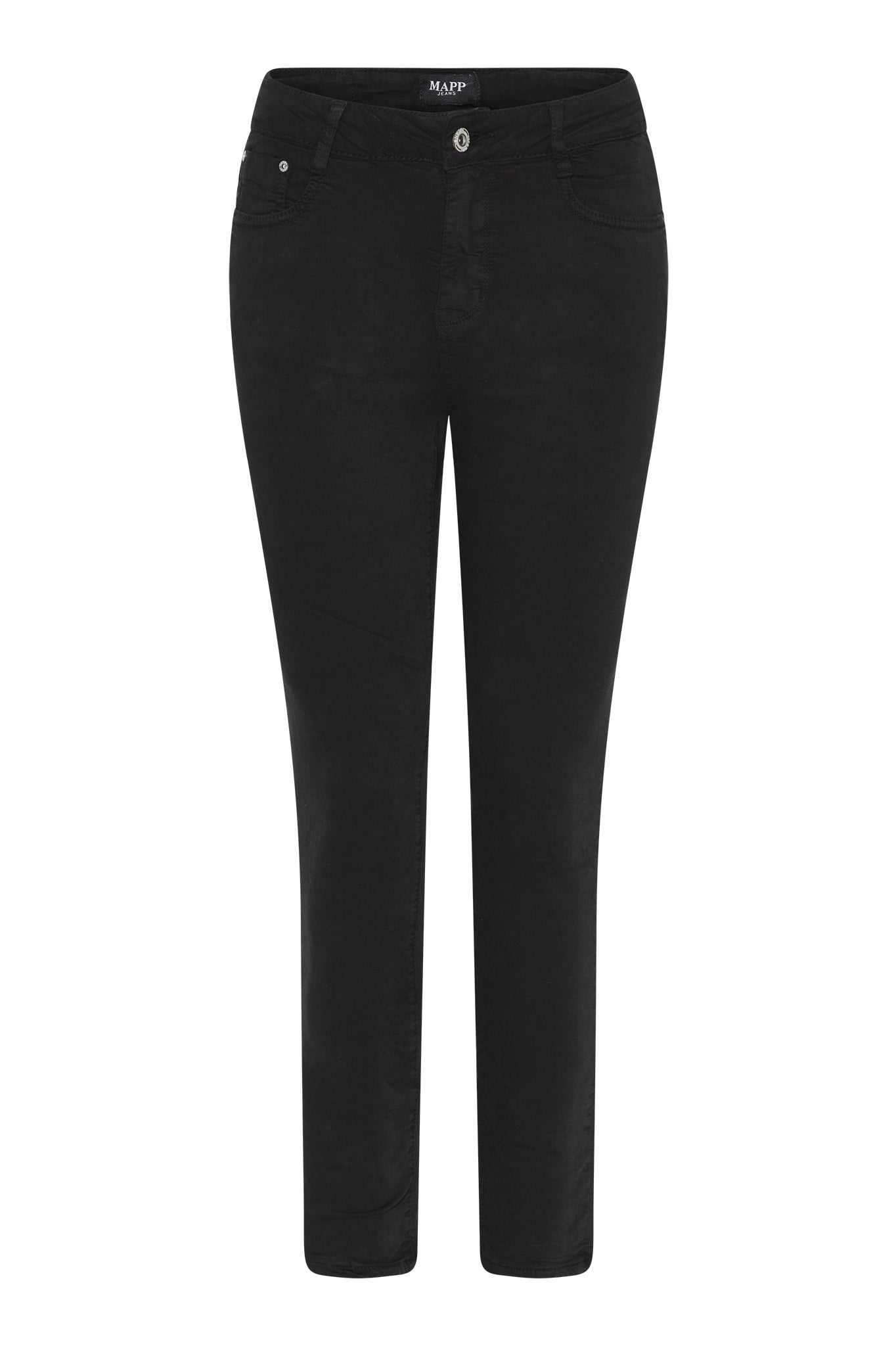 MAPP BOW PEARL TWILL JEANS DENIM/TWILL 80 BLACK