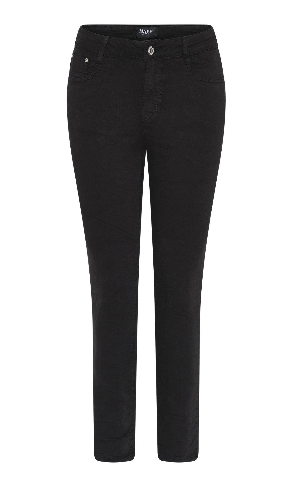 MAPP BOW PEARL TWILL JEANS DENIM/TWILL 80 BLACK