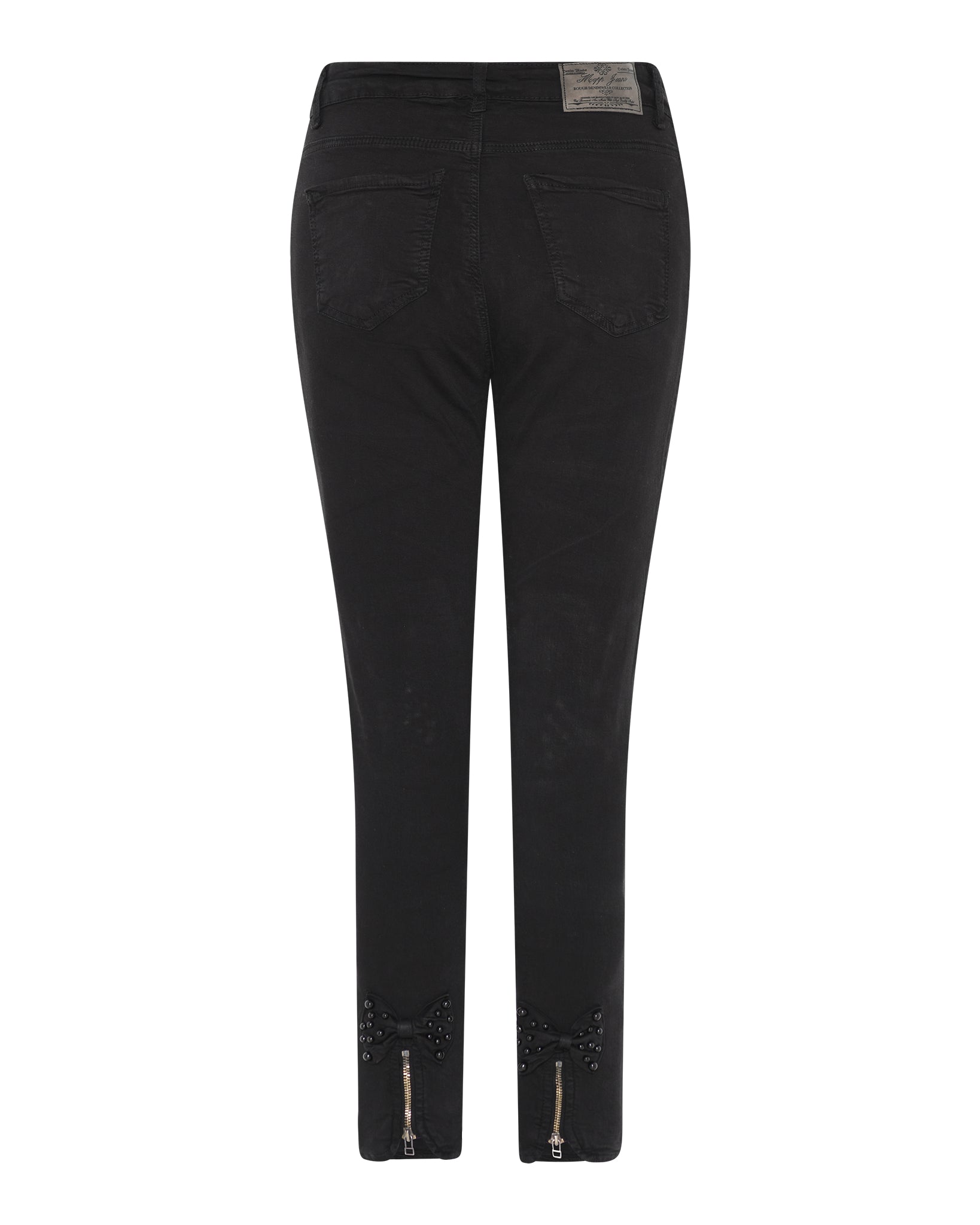 MAPP Bow Pearl Twill Jeans DENIM/TWILL 80 BLACK