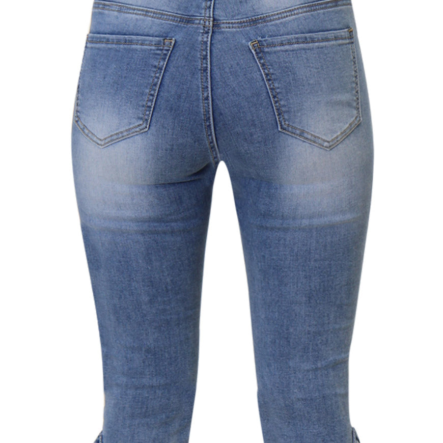 MAPP BOW PIRATE DENIM PANTS 3/4 909699 LT. BLUE USED