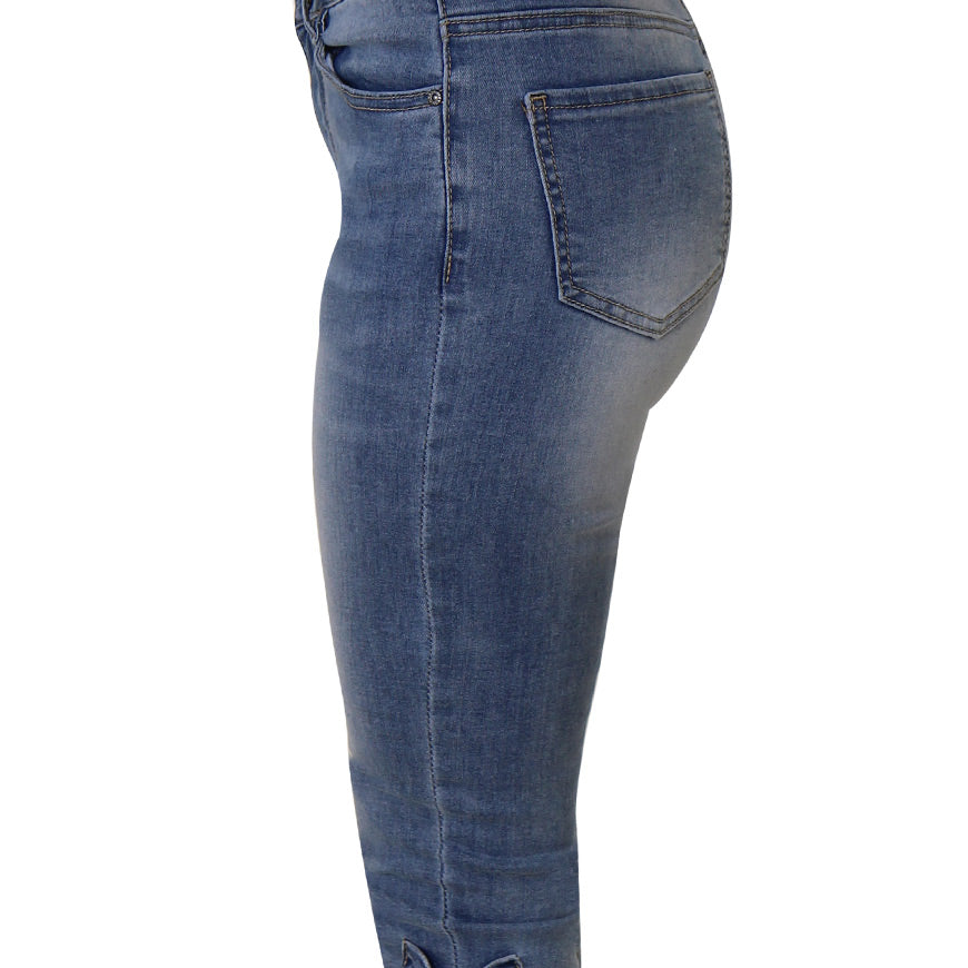 MAPP BOW PIRATE DENIM PANTS 3/4 909699 LT. BLUE USED