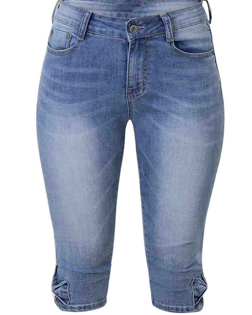 MAPP Bow Denim Pirate PANTS 3/4 909699 LT. BLUE USED