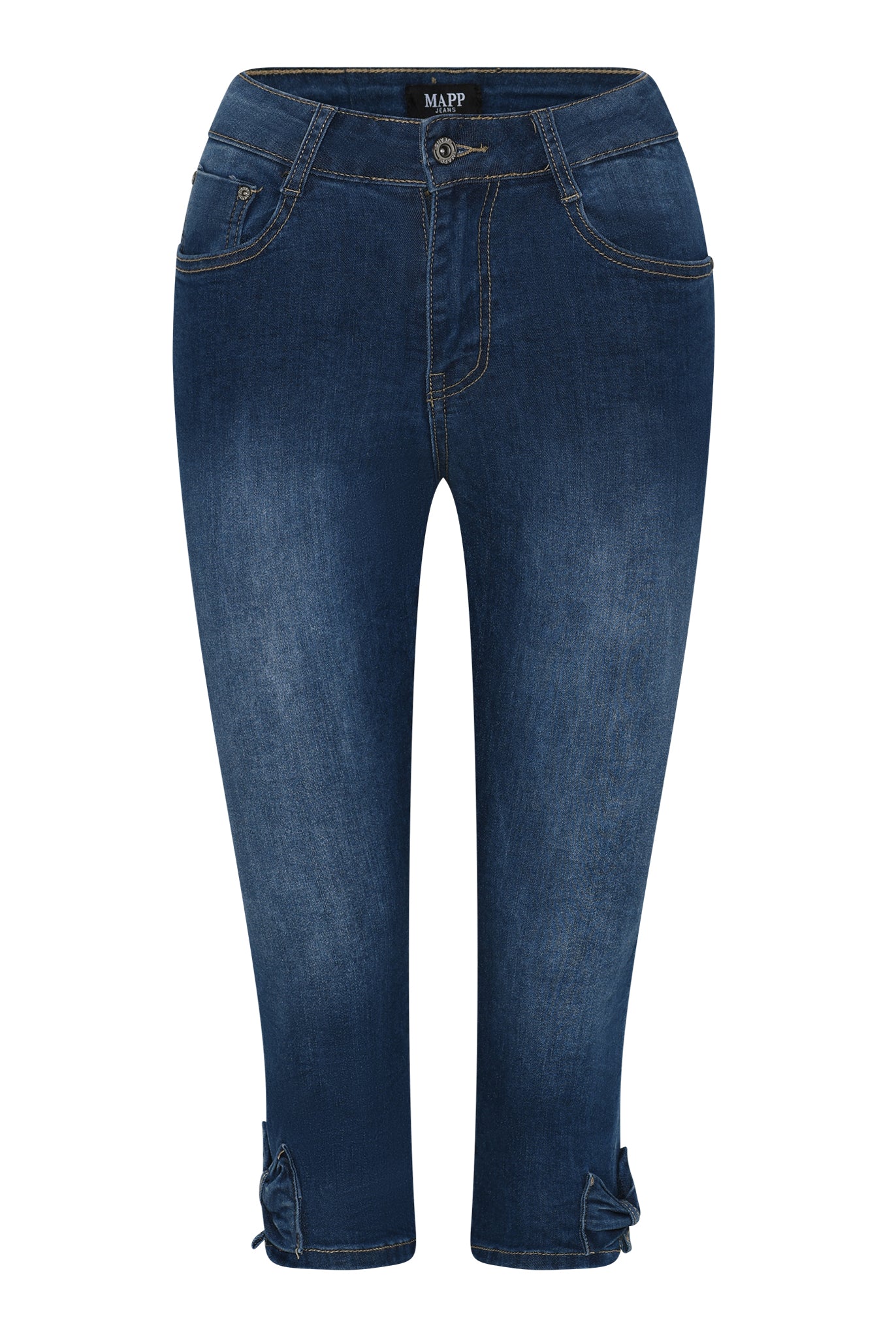 MAPP BOW PIRATE DENIM PANTS 3/4 939699 CLASSIC BLUE USED