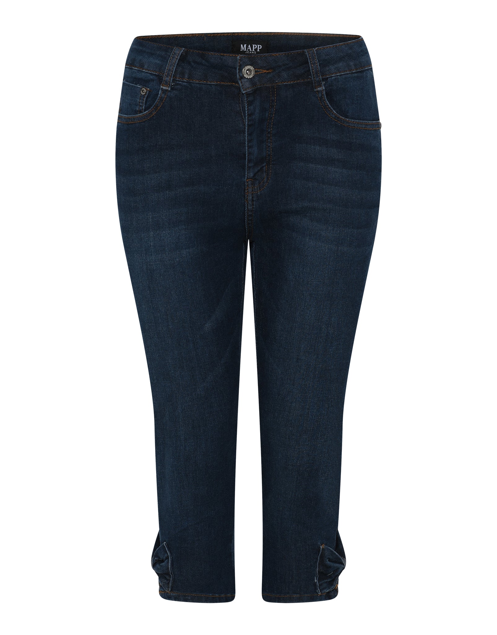 MAPP BOW DENIM PIRAT PANTS 3/4 969699 DARK BLUE USED