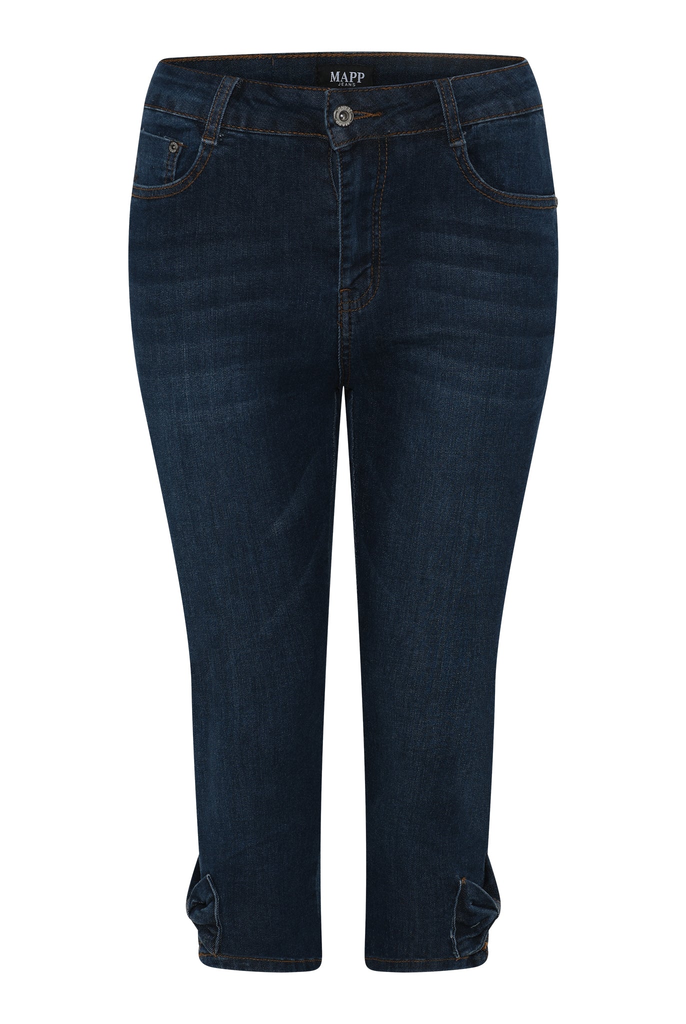 MAPP BOW PIRATE DENIM PANTS 3/4 969699 DARK BLUE USED