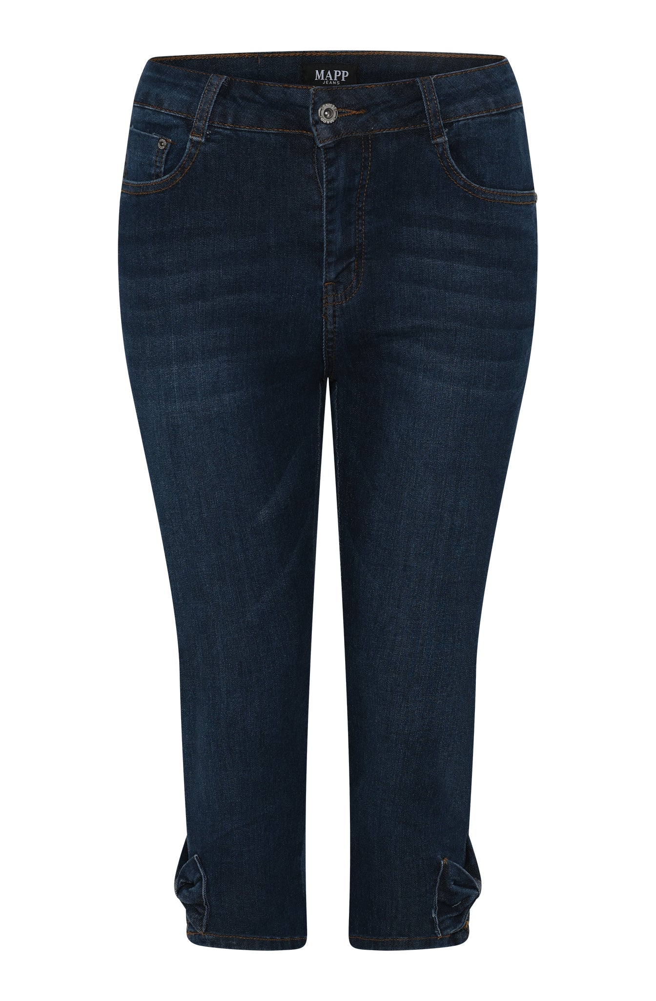 MAPP BOW DENIM PIRAT PANTS 3/4 969699 DARK BLUE USED