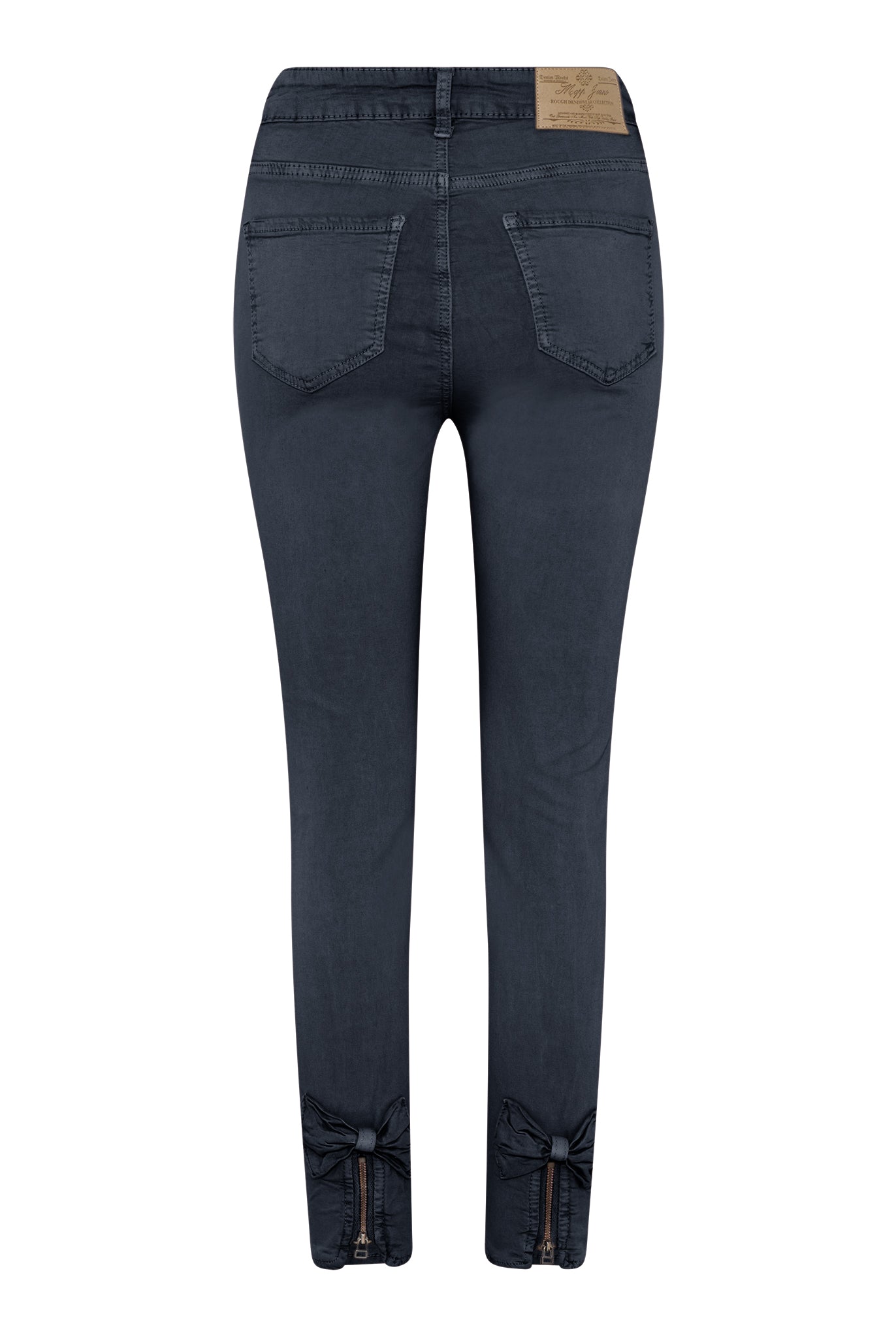 MAPP BOW TWILL JEANS DENIM/TWILL 104 NAVY