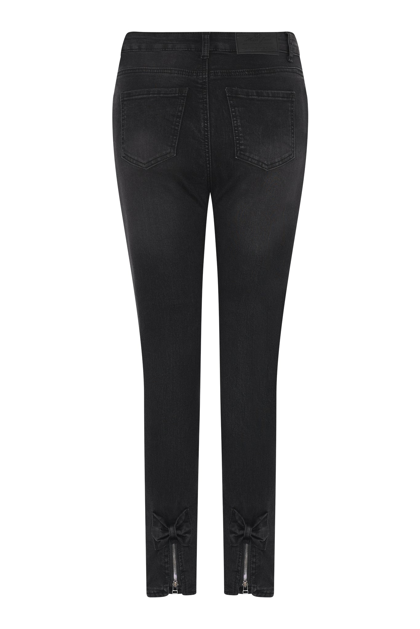 MAPP Bow Twill Jeans DENIM/TWILL 80 BLACK