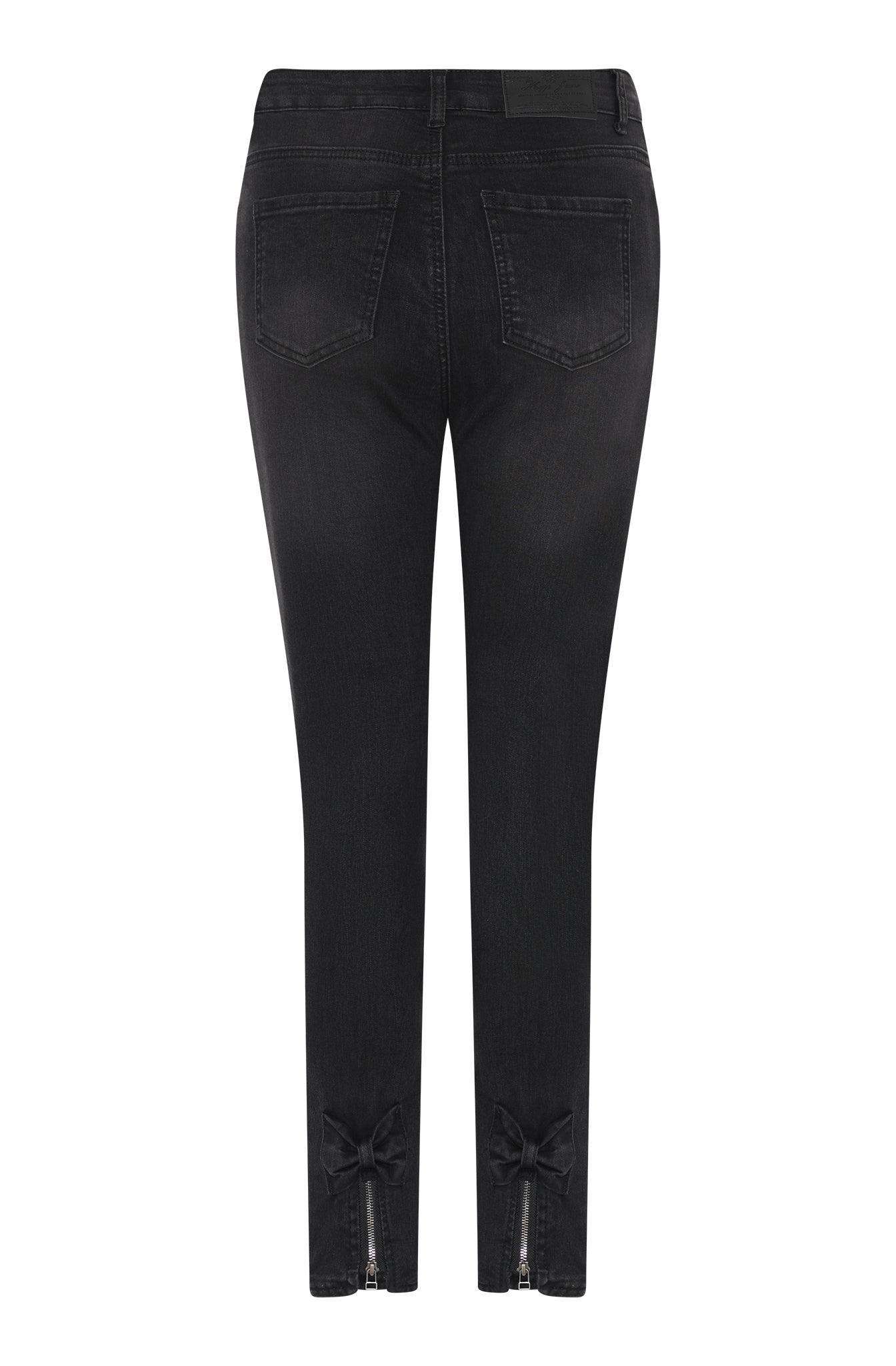 MAPP Bow Twill Jeans DENIM/TWILL 80 BLACK