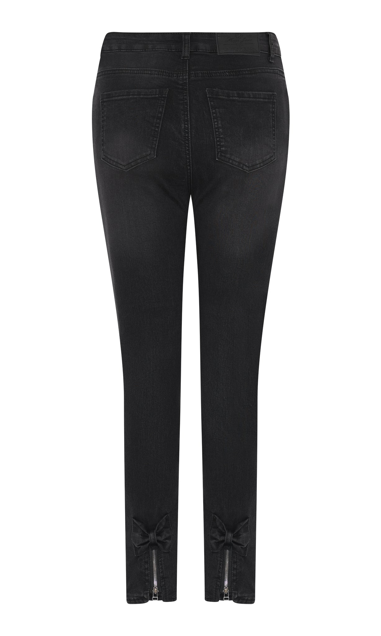 MAPP Bow Twill Jeans DENIM/TWILL 80 BLACK