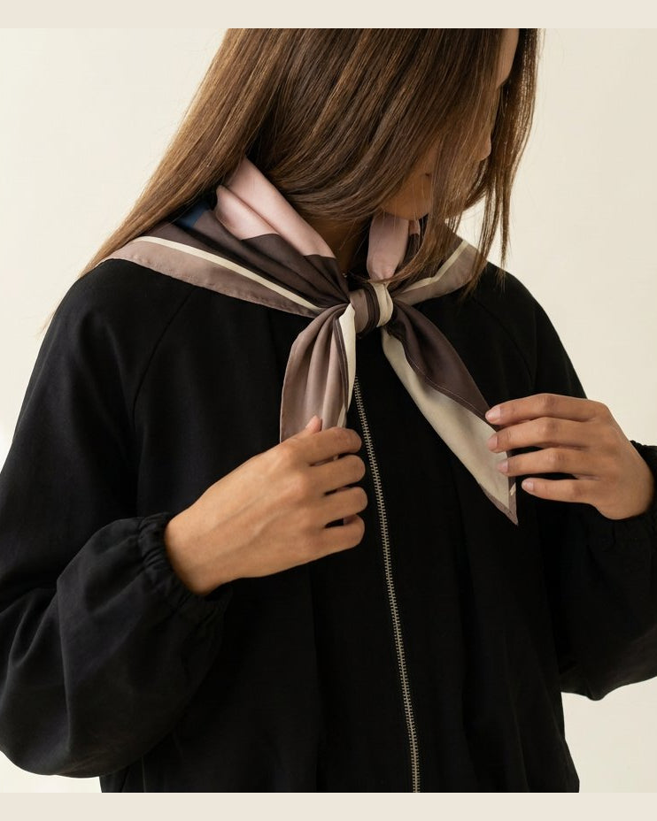MOONDUST BUMPER SCARF JACKET OUTERWEAR 80 BLACK