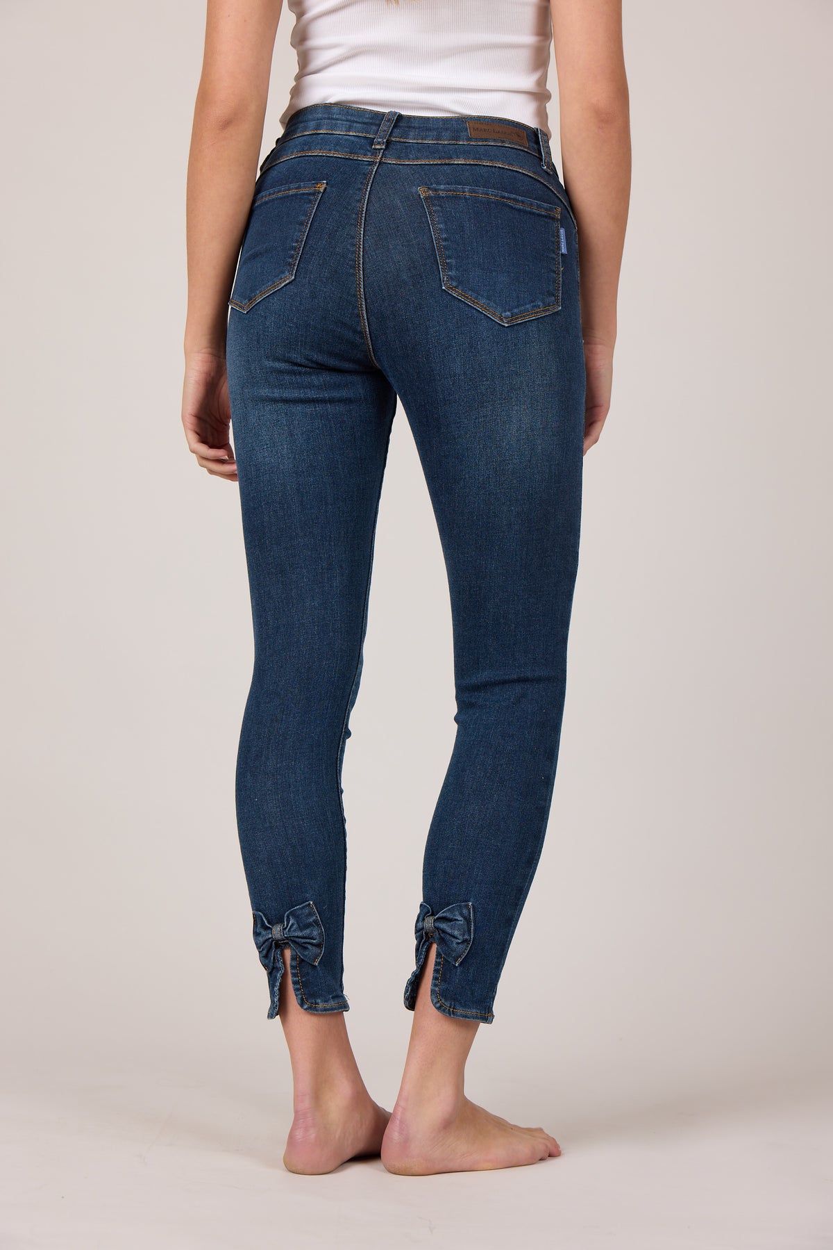 MARC LAUGE Bell Slim Fit Jeans DENIM/TWILL 9696 BLUE DENIM USED