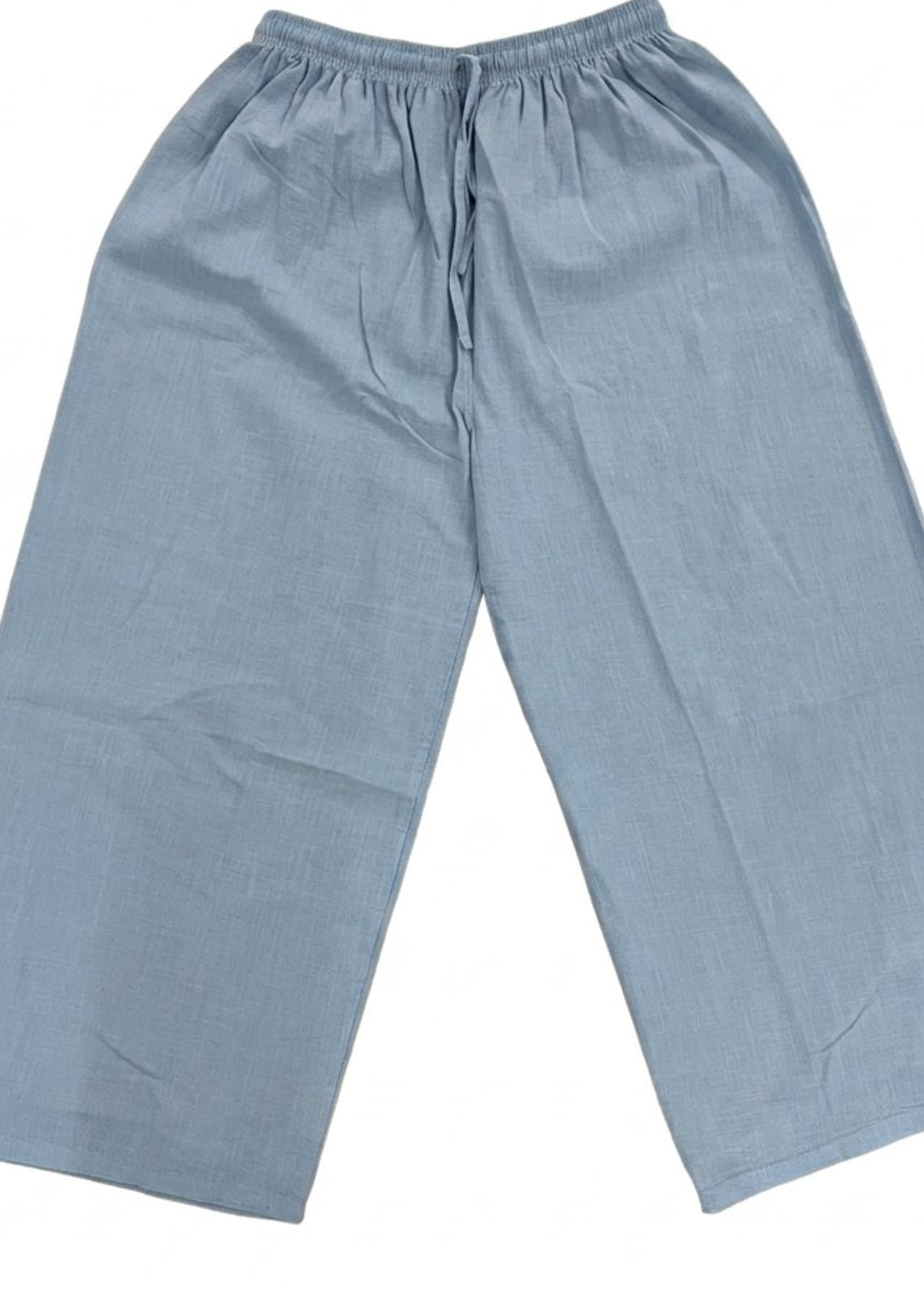 M JEANS Bella Cotton Wide 7/8 Leg Pant PANTS 107 SOFT BLUE