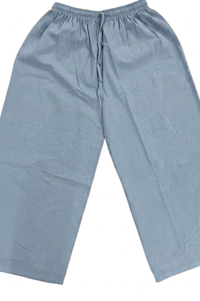 M JEANS Bella Cotton Wide 7/8 Leg Pant PANTS 107 SOFT BLUE
