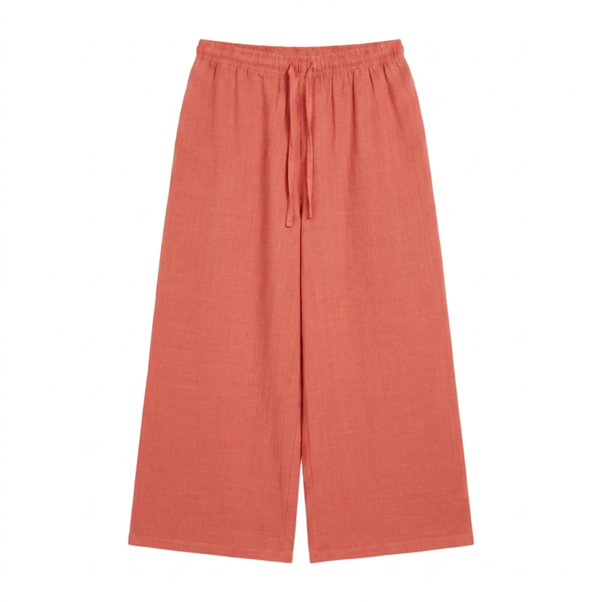 M JEANS Bella Cotton Wide 7/8 Leg Pant PANTS 321 CORAL