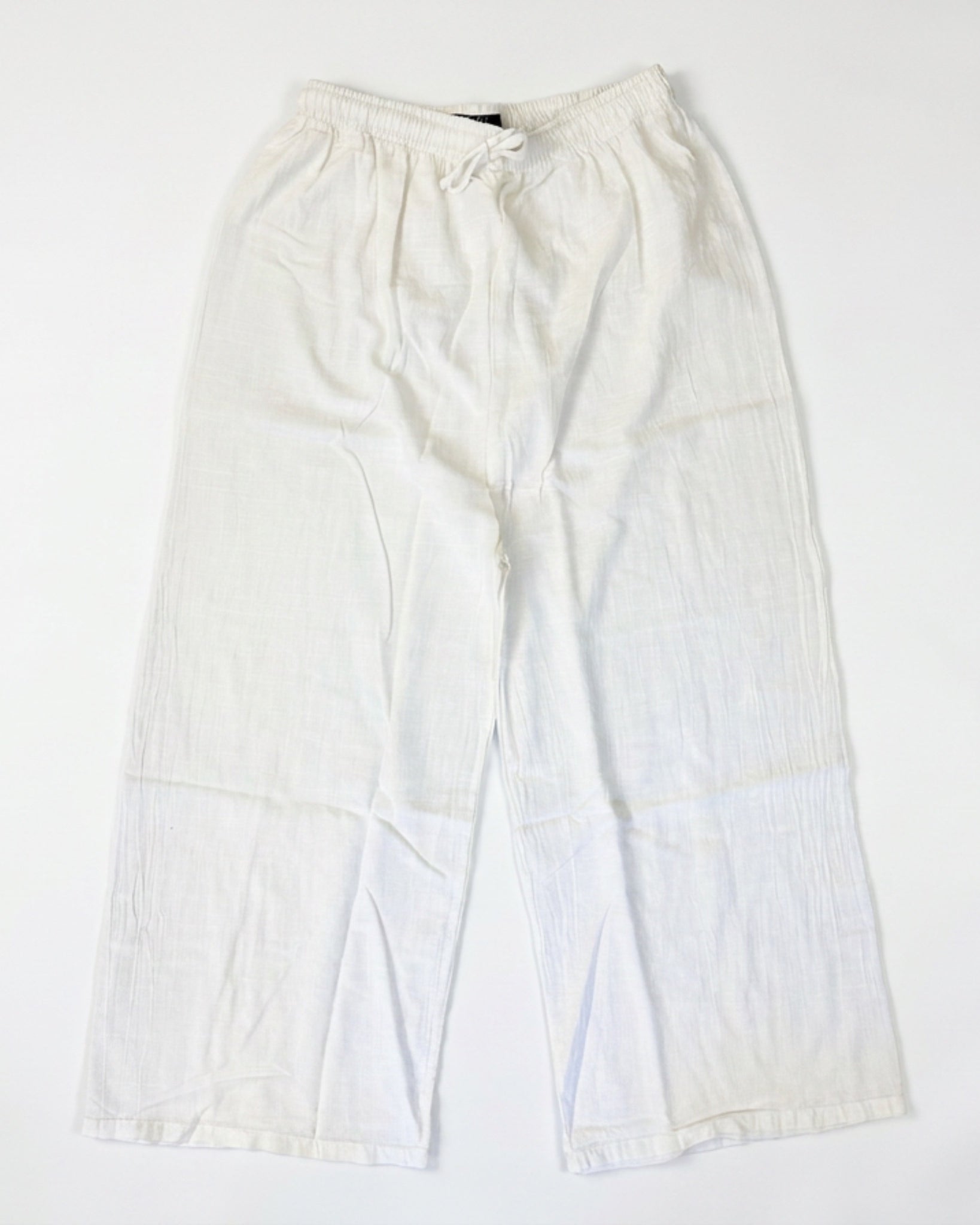M JEANS Bella Cotton Wide 7/8 Leg Pant PANTS 10 WHITE