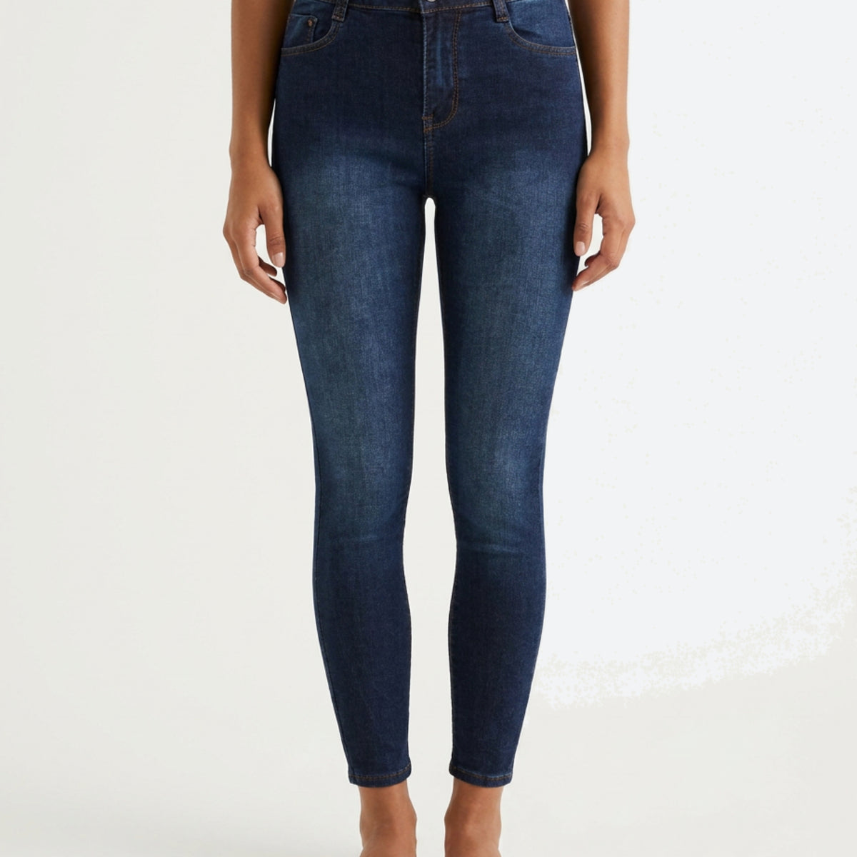 MAPP Bow Basic W/Out Bow Denim Jeans DENIM/TWILL 989699 HI-TECH USED DARK BLUE