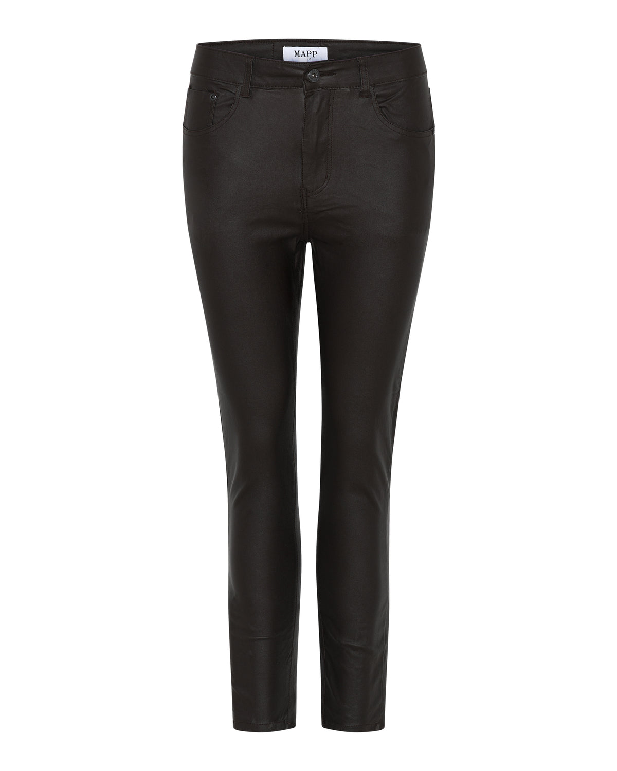MAPP Bow Coated Jeans COATED 129 CHOCOLATE