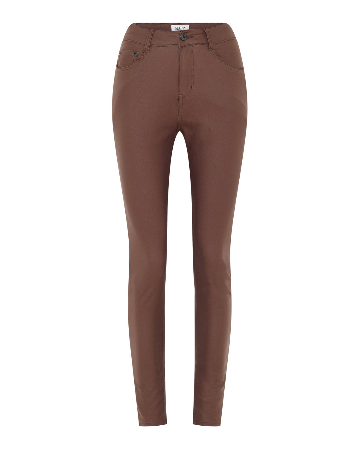 MAPP Bow Coated Jeans COATED 614 MOCHA