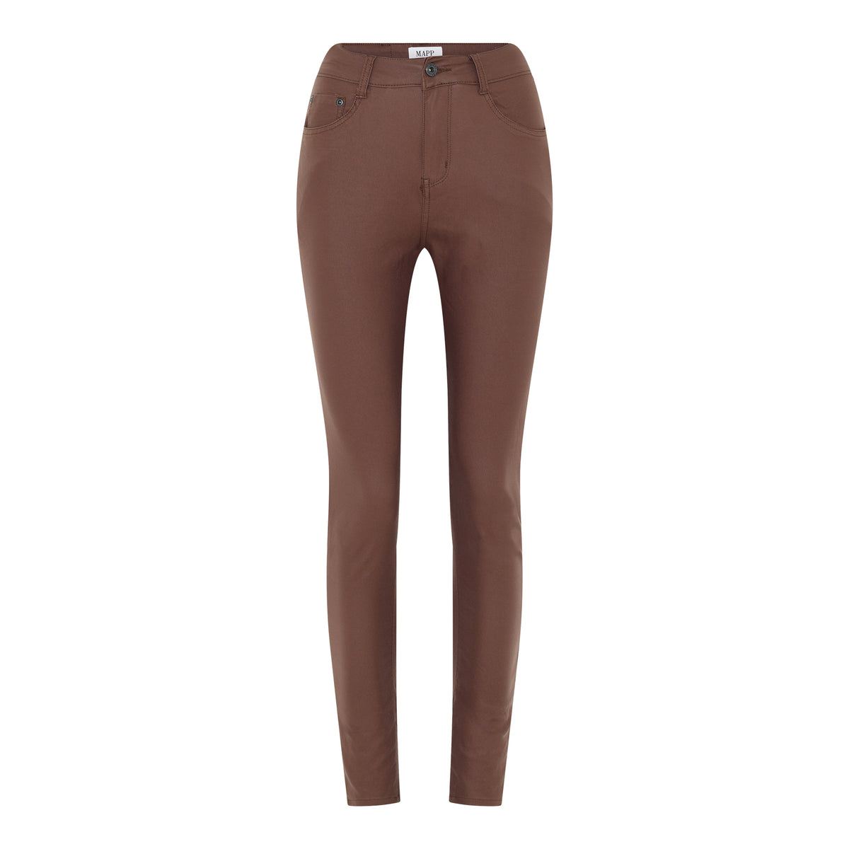 MAPP Bow Coated Jeans COATED 614 MOCHA
