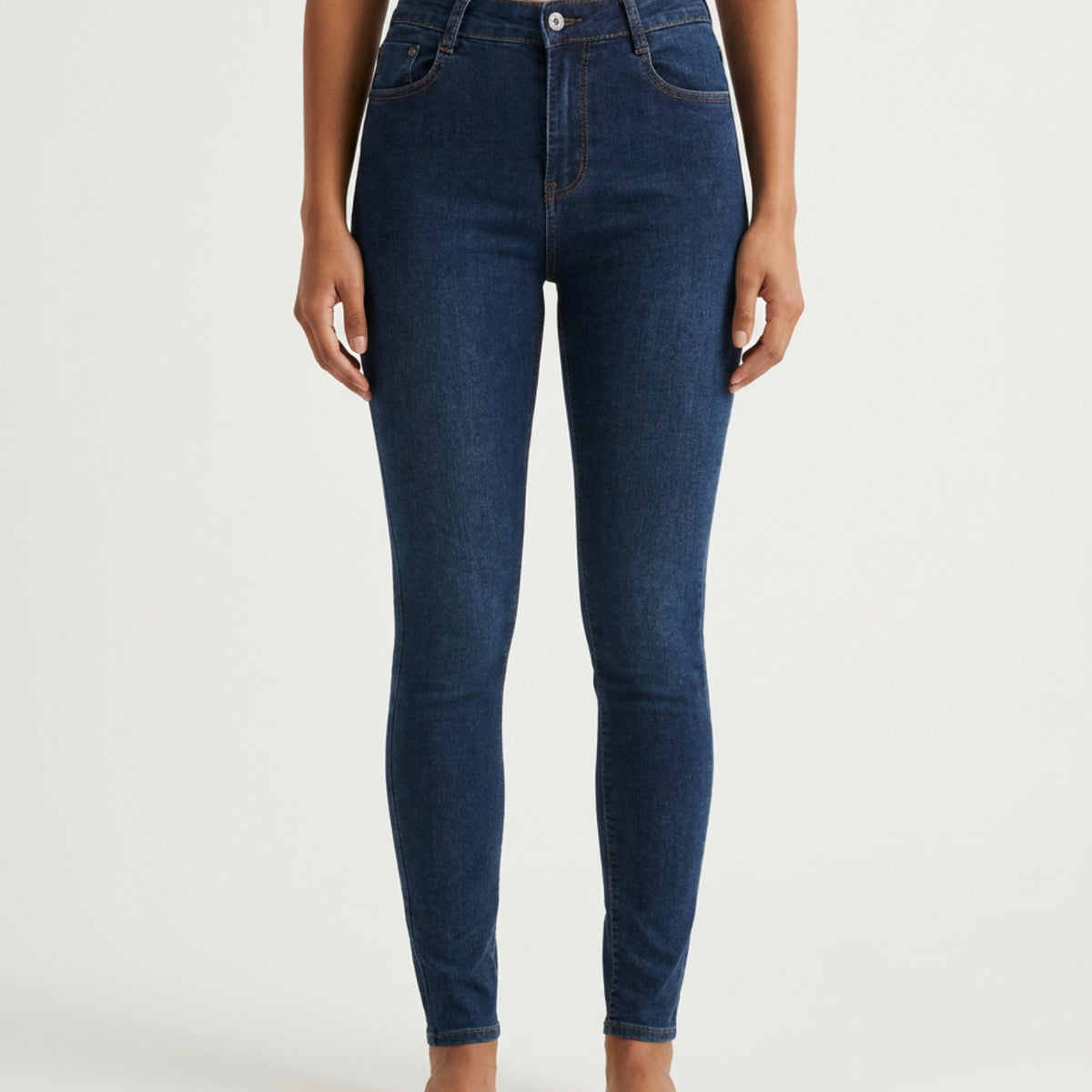 MAPP Bow Denim Jeans DENIM/TWILL 989699 HI-TECH USED DARK BLUE