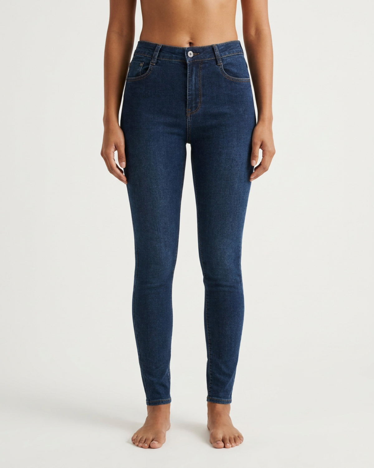 MAPP Bow Denim Jeans DENIM/TWILL 989699 HI-TECH USED DARK BLUE
