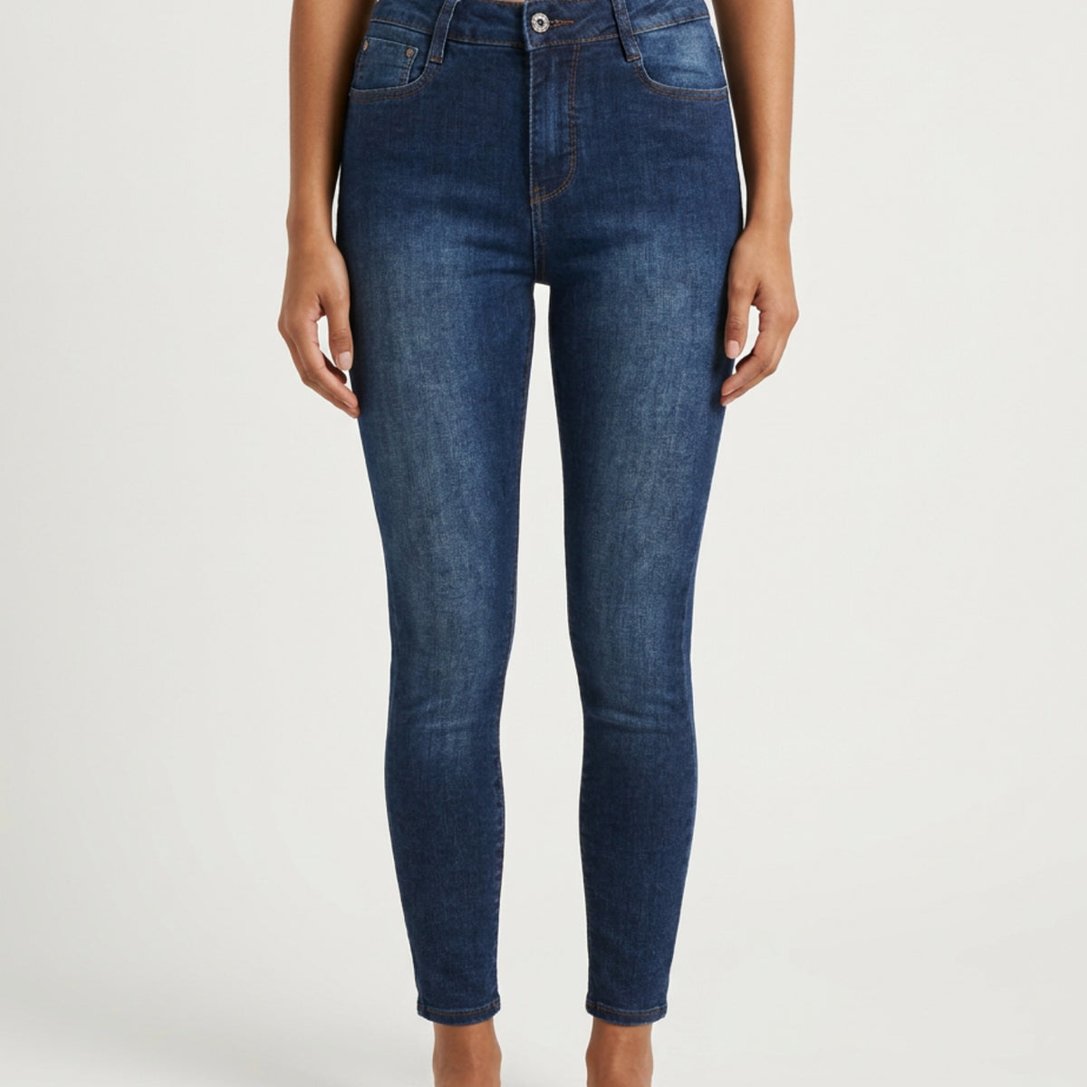 MAPP Bow Denim Jeans DENIM/TWILL 9696 BLUE DENIM USED