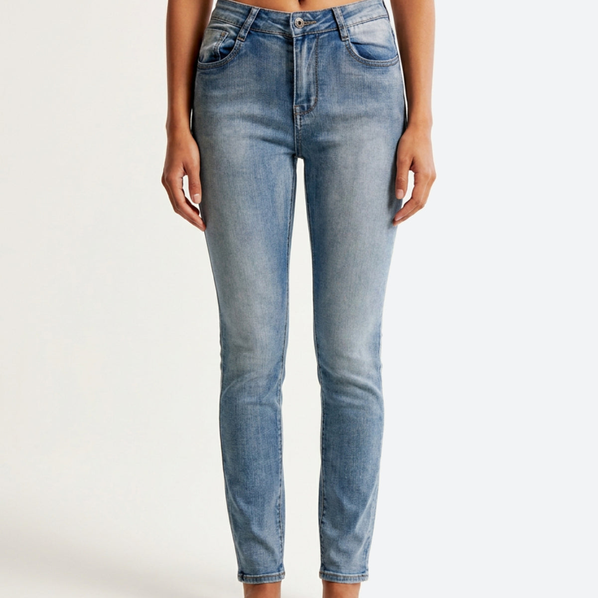 MAPP Bow Denim Jeans DENIM/TWILL 9196 LIGHT BLUE USED