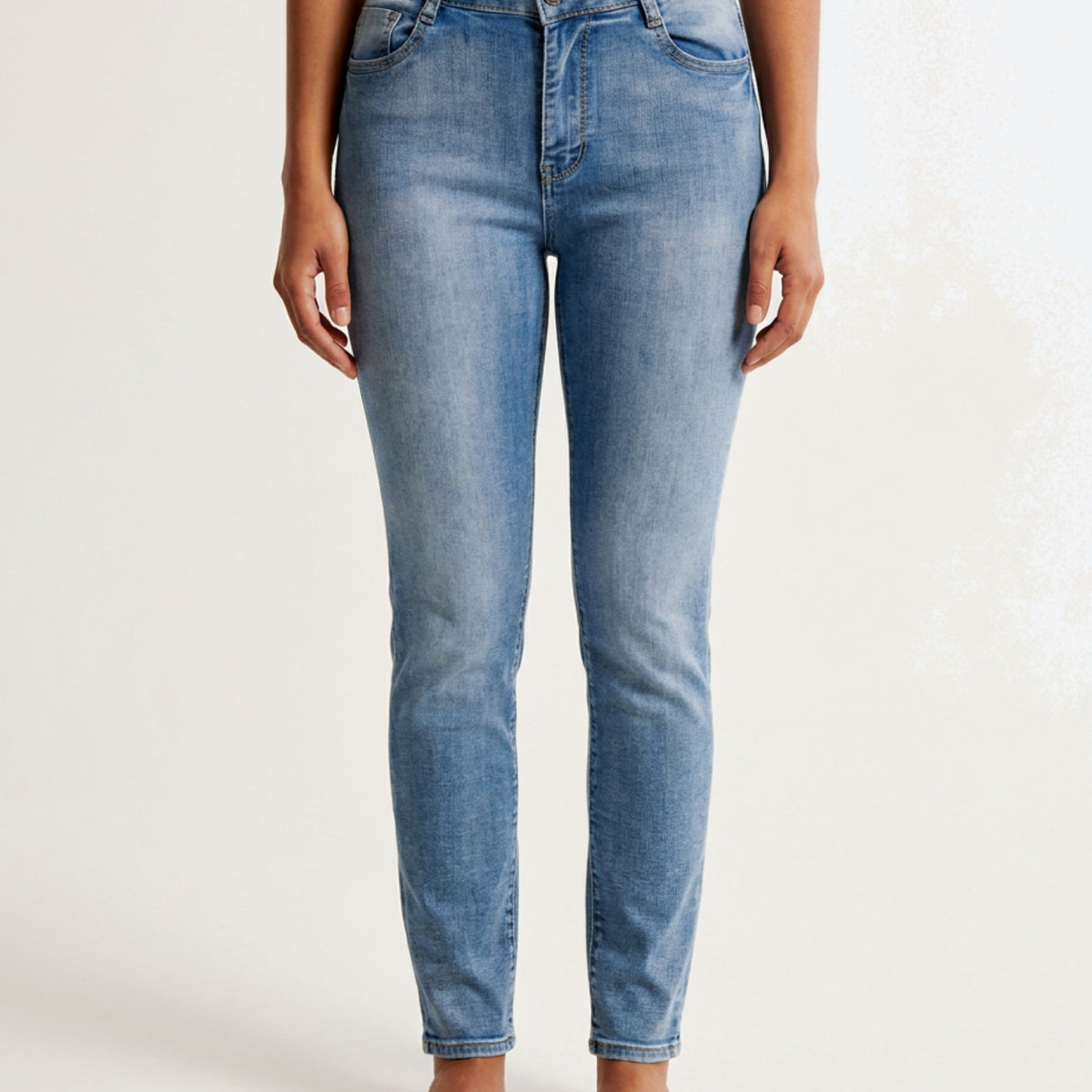 MAPP Bow Denim Jeans DENIM/TWILL 909699 LT. BLUE USED