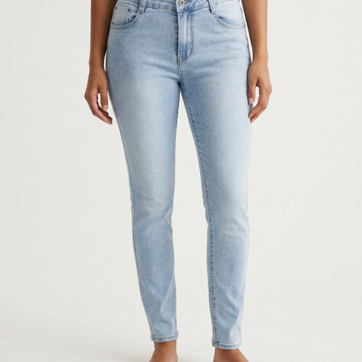 MAPP Bow Denim Jeans DENIM/TWILL 899699 LIGHT BLUE USED