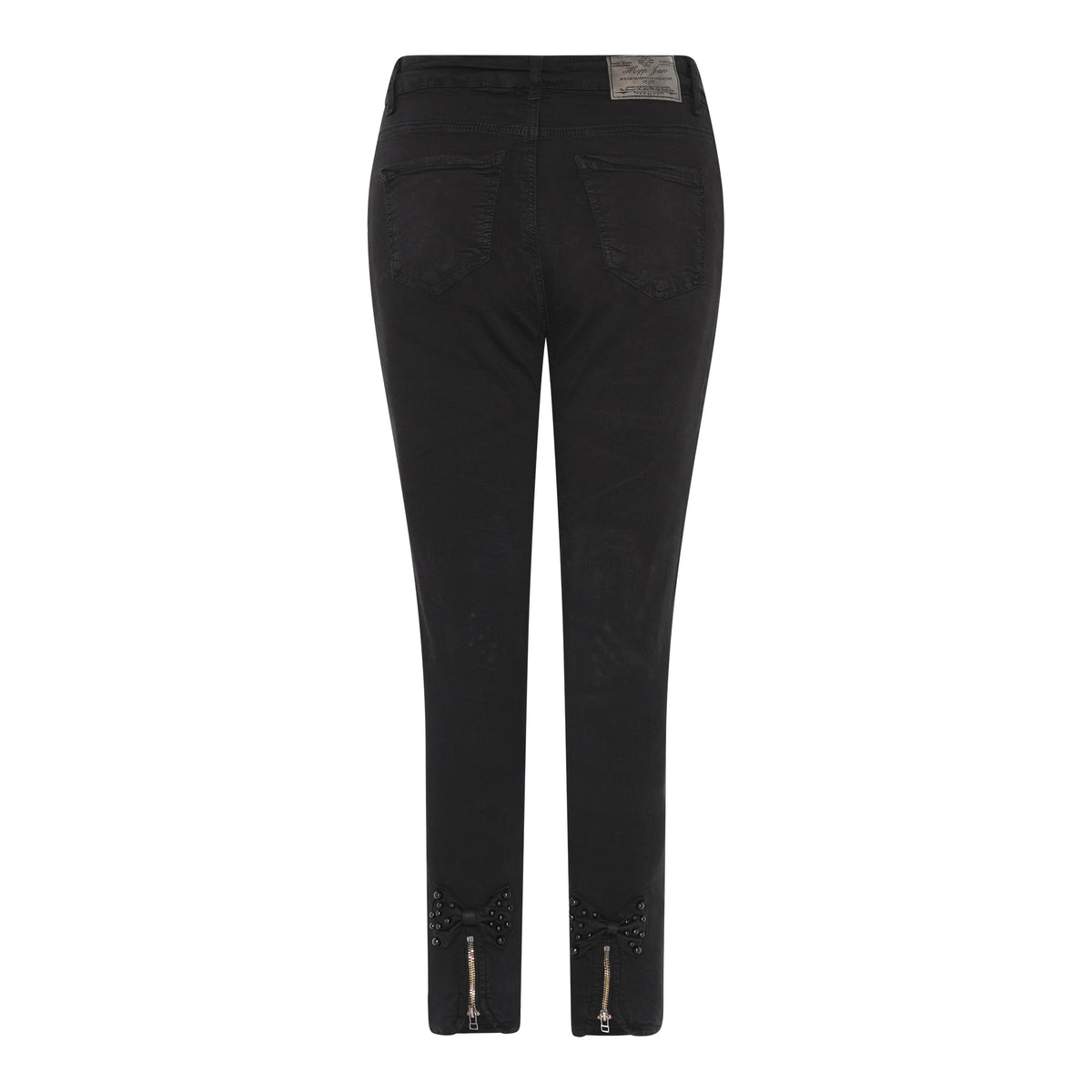 MAPP Bow Pearl Twill Jeans DENIM/TWILL 80 BLACK