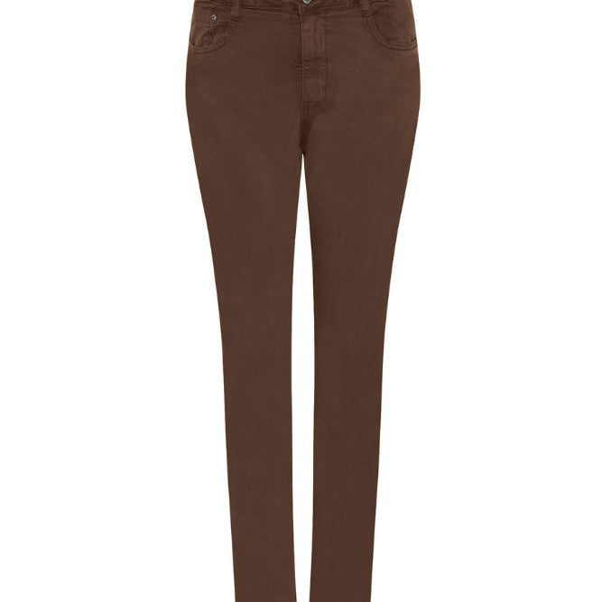 MAPP Bow Twill Jeans DENIM/TWILL 614 MOCHA
