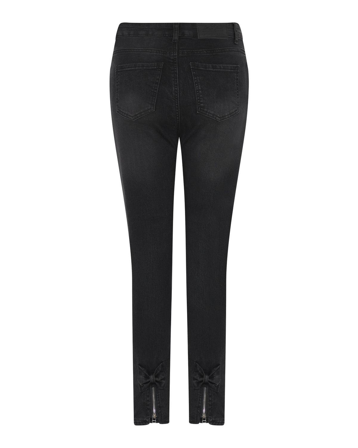 MAPP Bow Twill Jeans DENIM/TWILL 80 BLACK