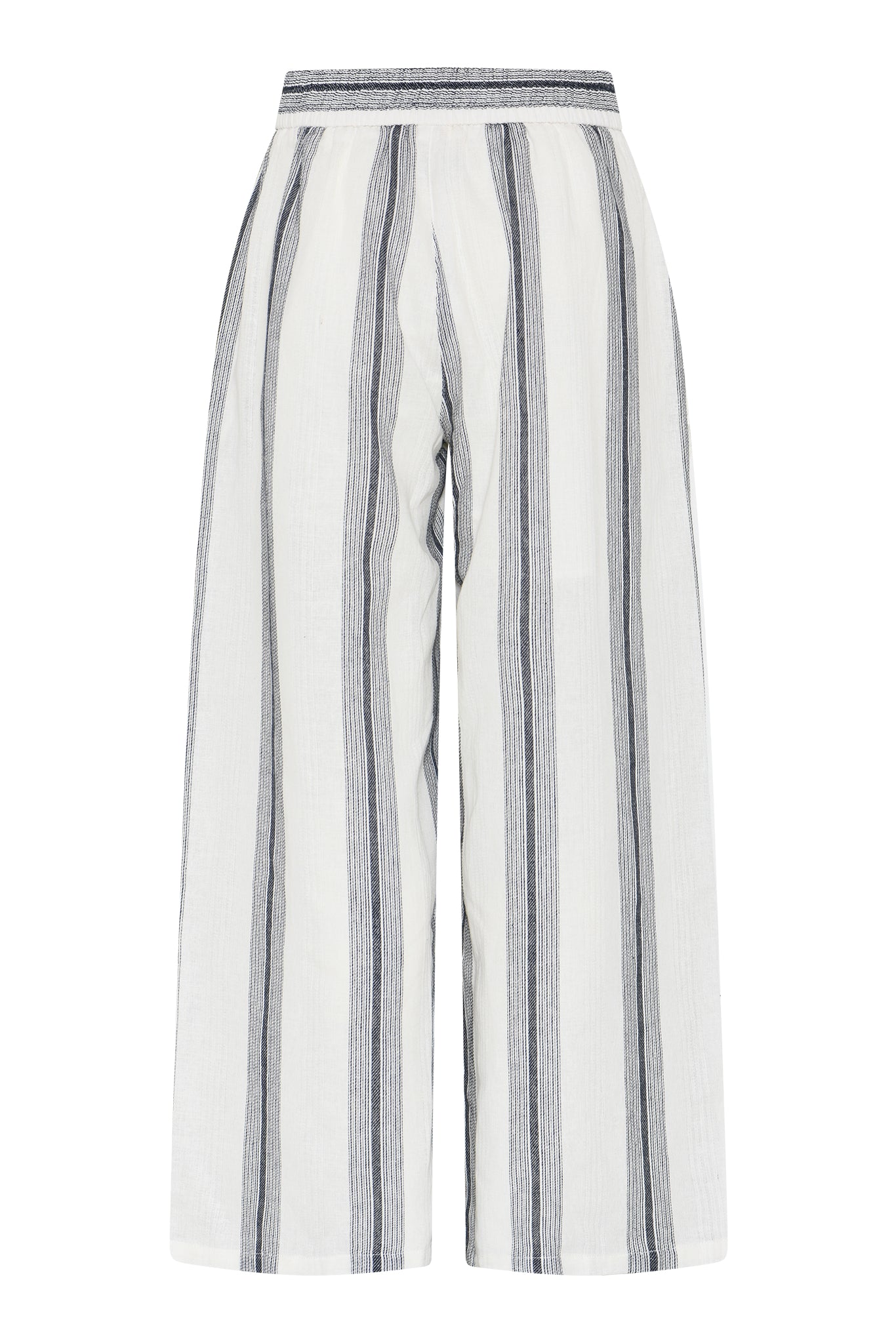 MAPP Caitlin Linen Pants Striped | 100% Linen Pants | MAPP LINEN 104 NAVY