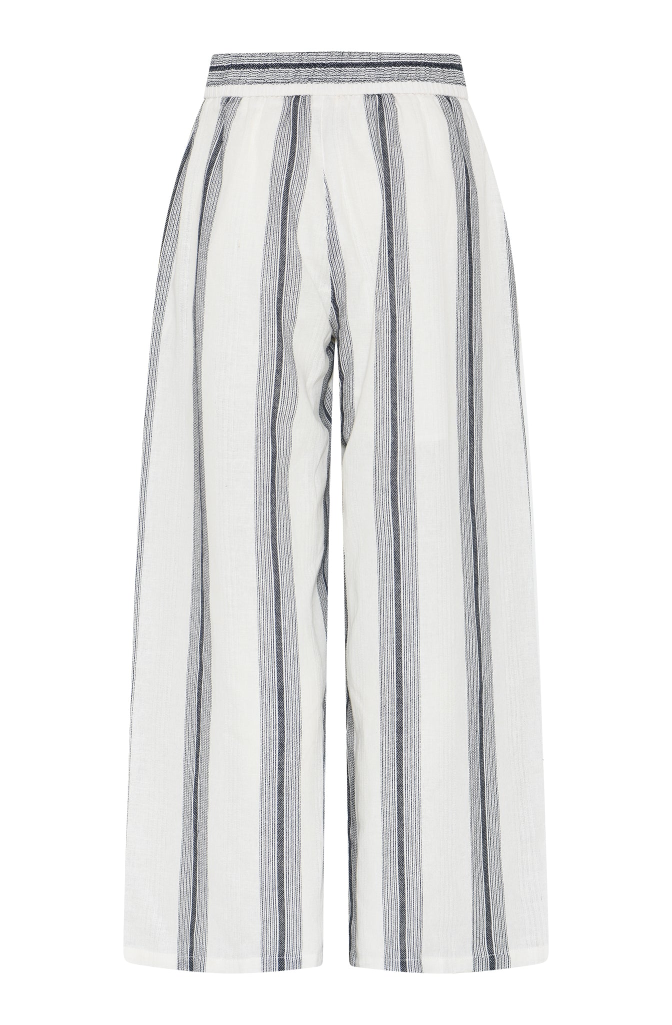 MAPP Caitlin Linen Pants Striped | 100% Linen Pants | MAPP LINEN 104 NAVY