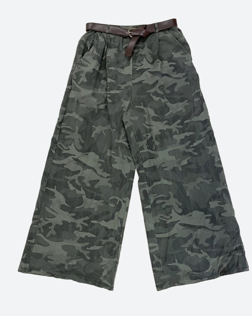 M JEANS CAMOU WIDE PANT PANTS 228 CAMOUFLAGE