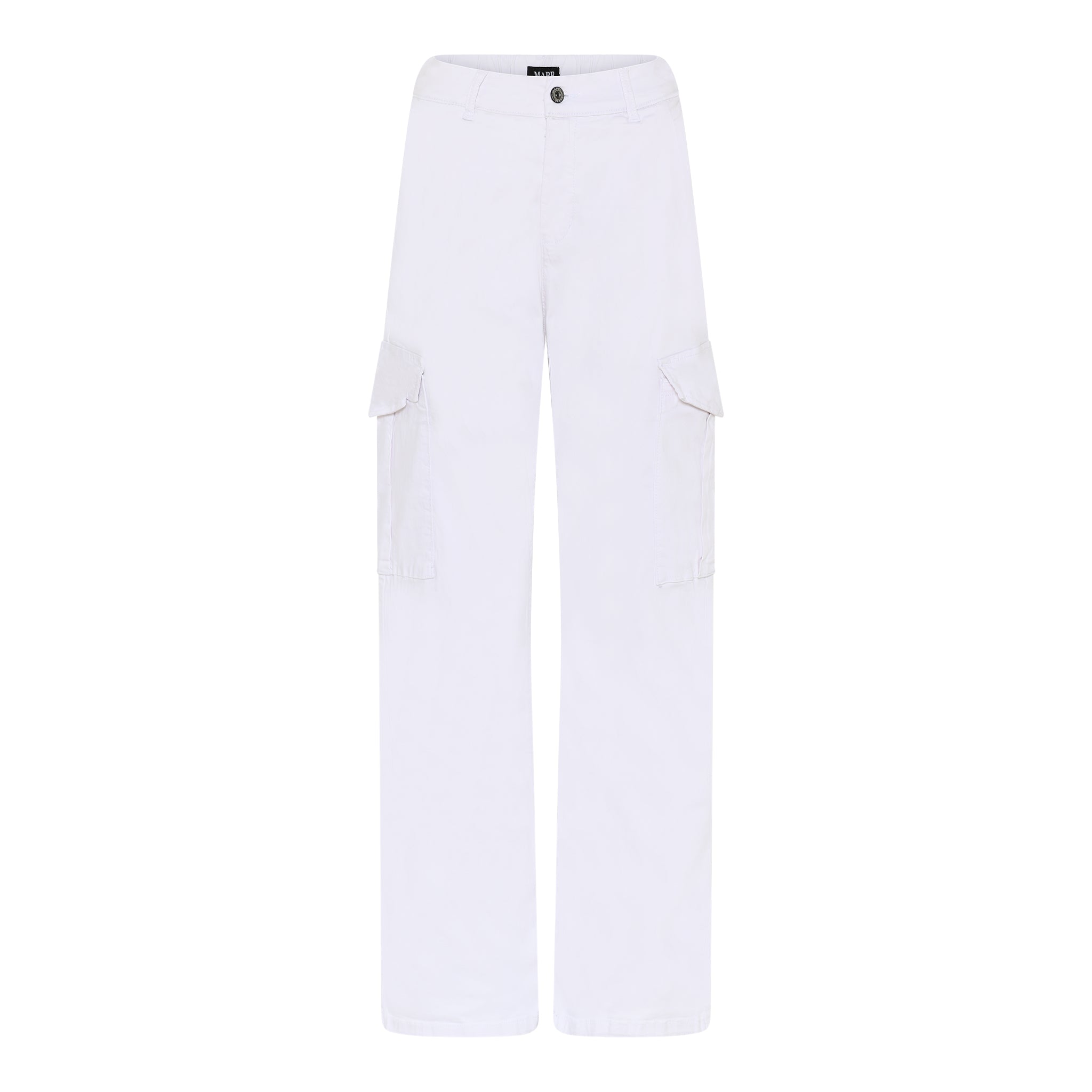 MAPP CAROL CARGO TWILL WIDE JEANS DENIM/TWILL 10 WHITE