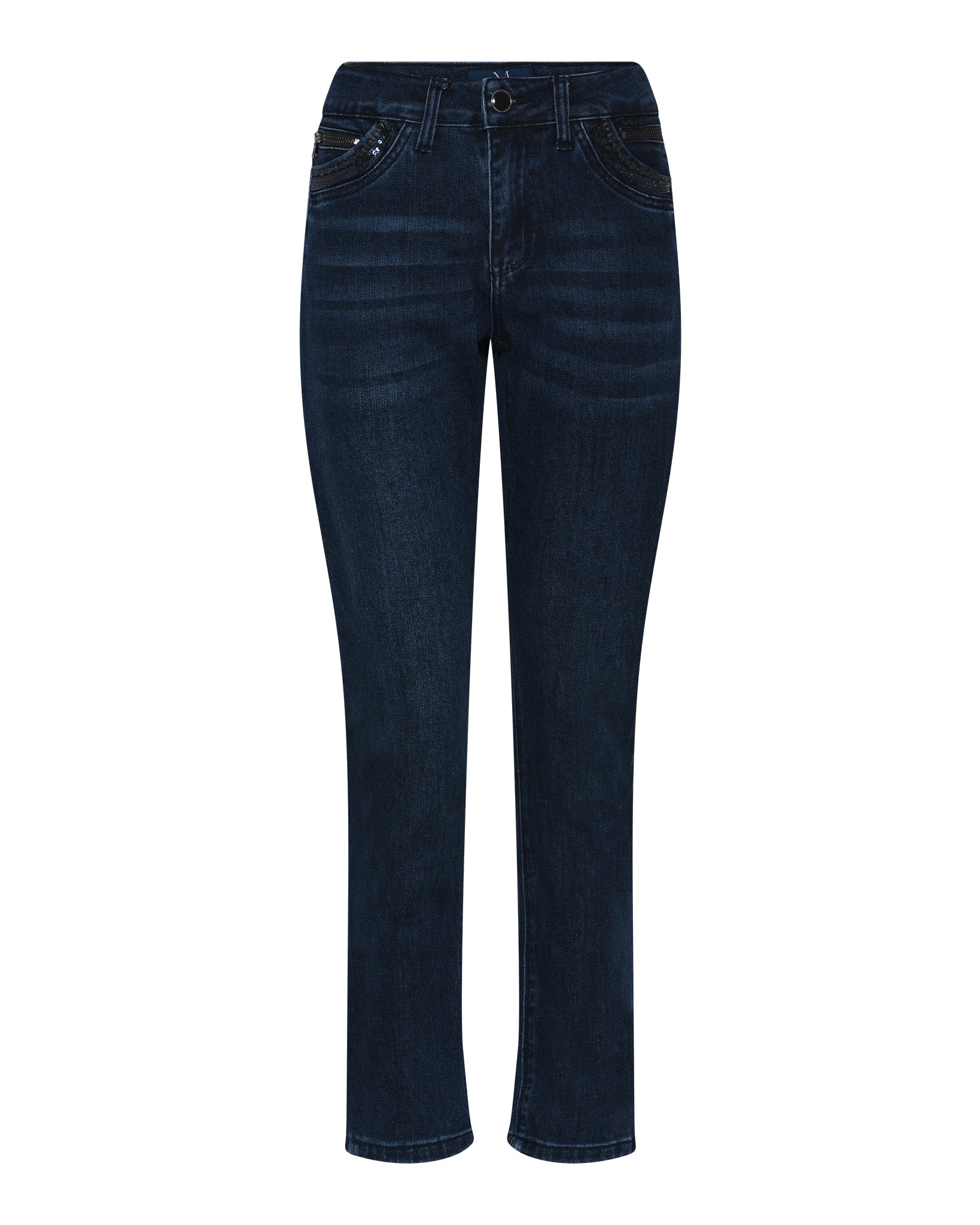 MARC LAUGE CHANELLI 7/8 JEANS DENIM/TWILL 989699 HI-TECH USED DARK BLUE