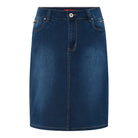MARC LAUGE CHANELLI SKIRT DENIM SHORTS/SKIRT 9696 BLUE DENIM USED
