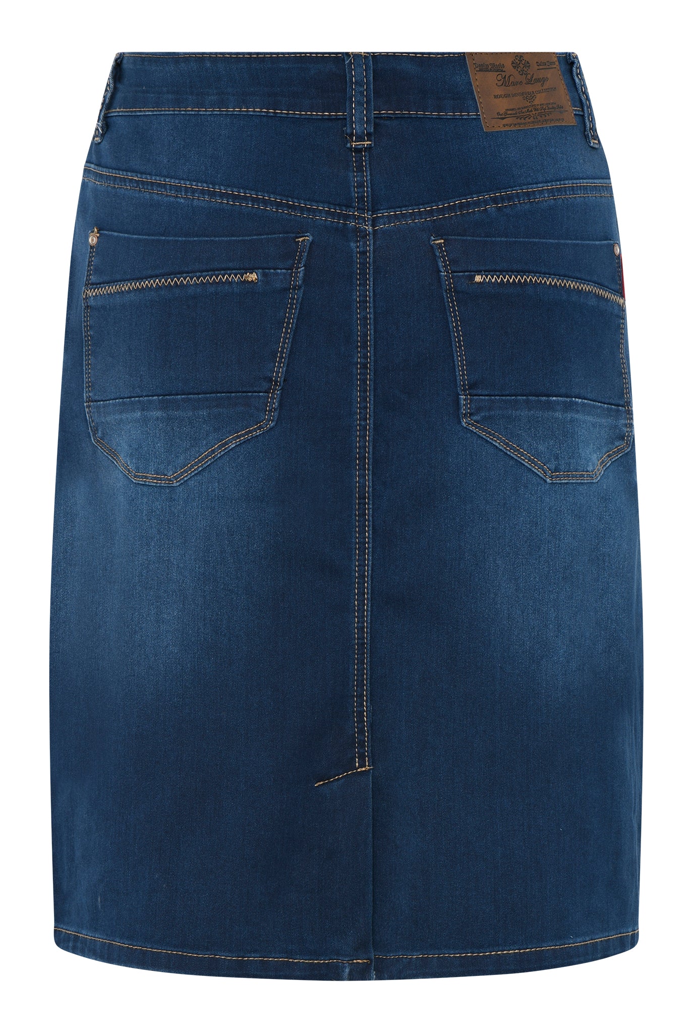 MARC LAUGE CHANELLI SKIRT DENIM SHORTS/SKIRT 9696 BLUE DENIM USED
